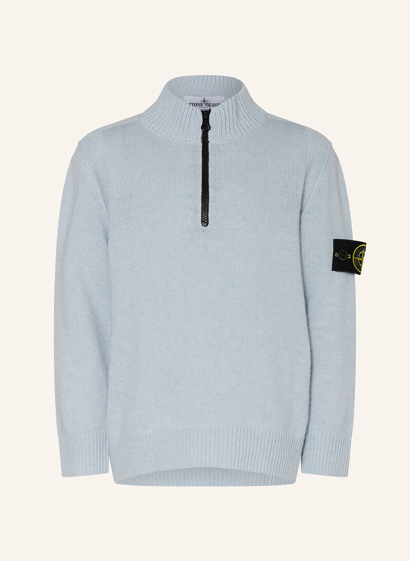 STONE ISLAND JUNIOR Svetr troyer: TMAVĚ MODRÁ