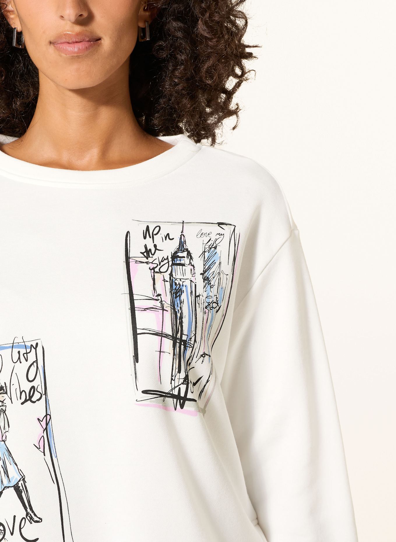 MILANO ITALY Sweatshirt: WEISS