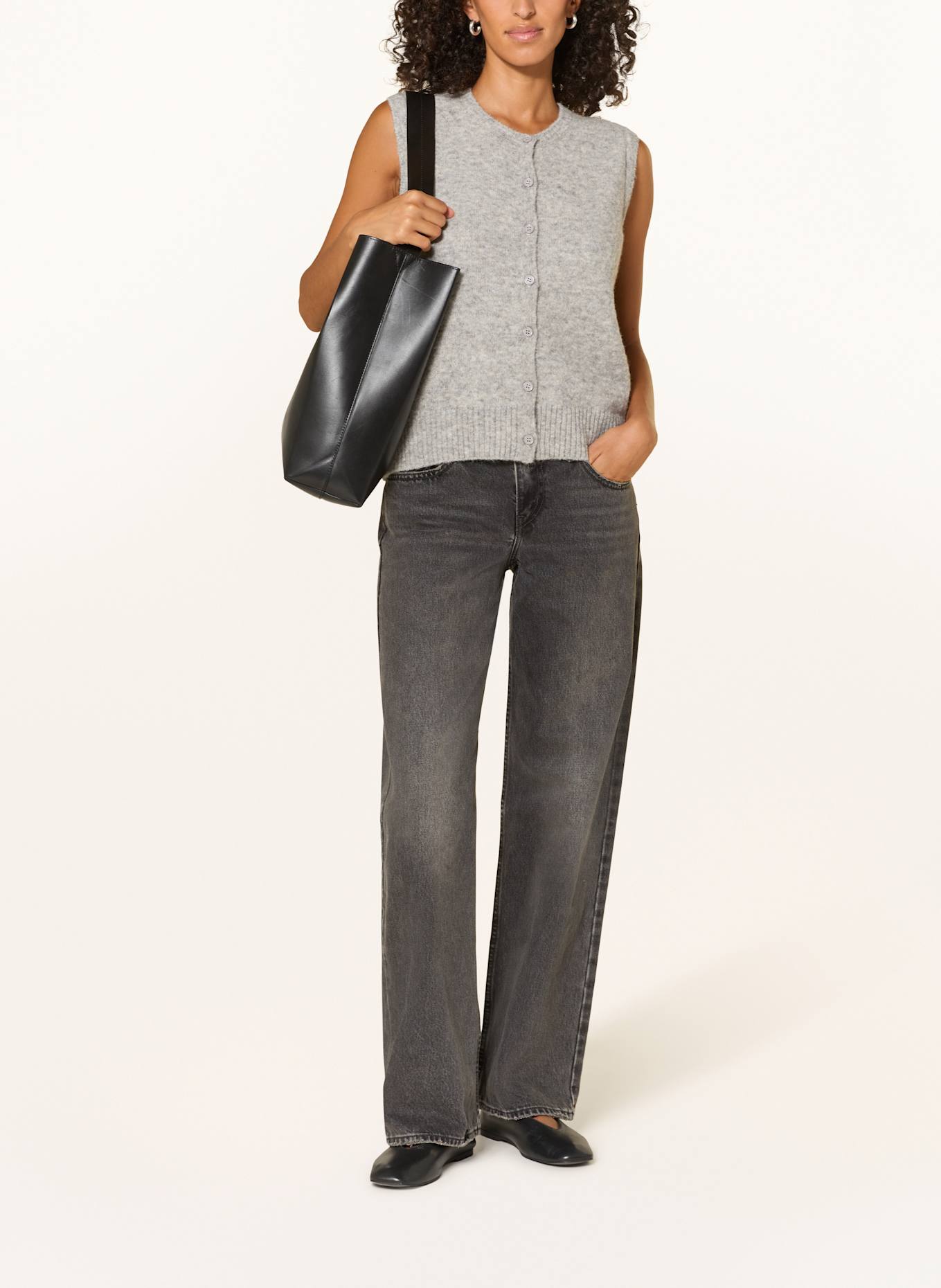 MILANO ITALY gilet tricoté: GRIS