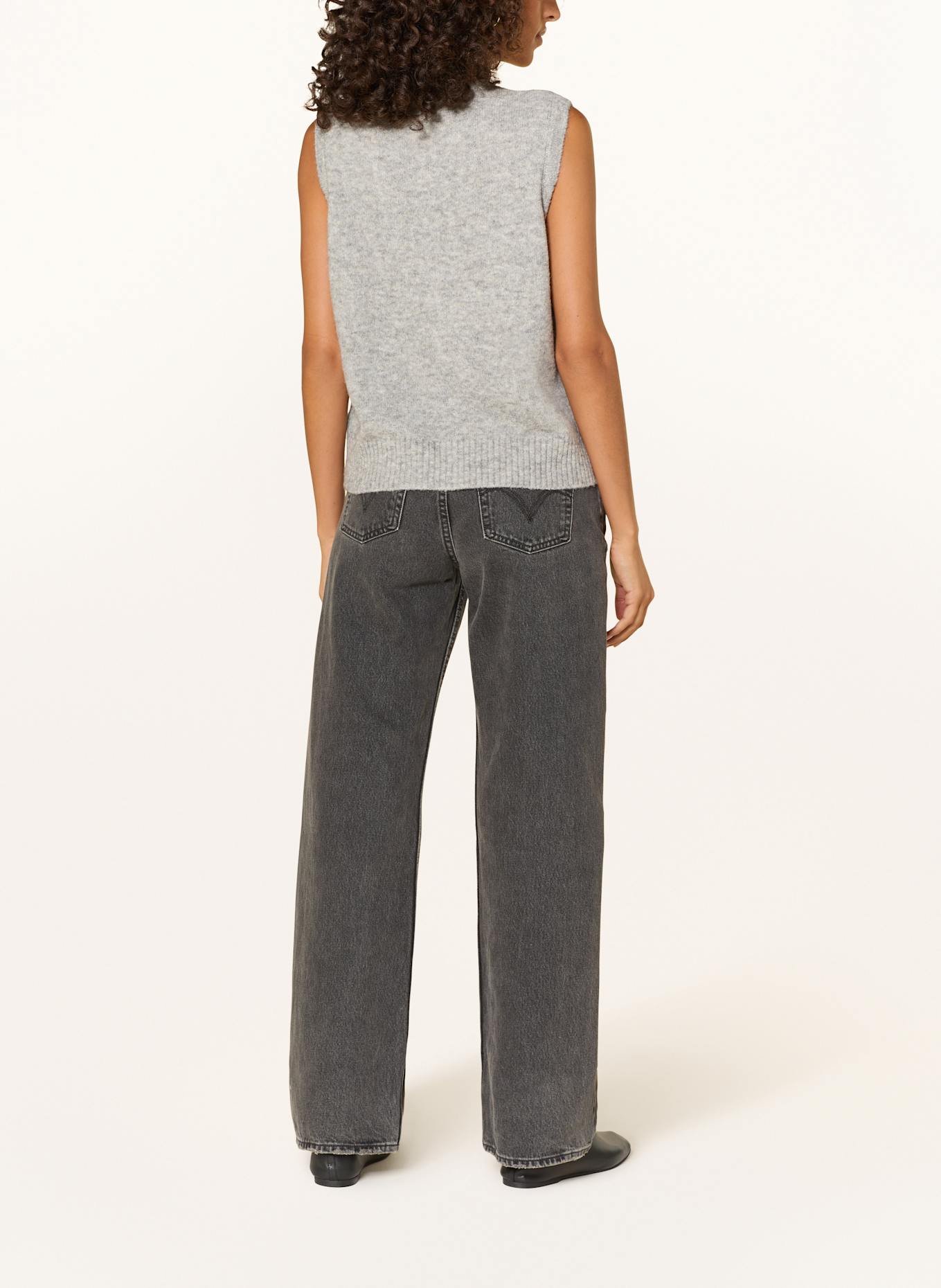 MILANO ITALY gilet tricoté: GRIS