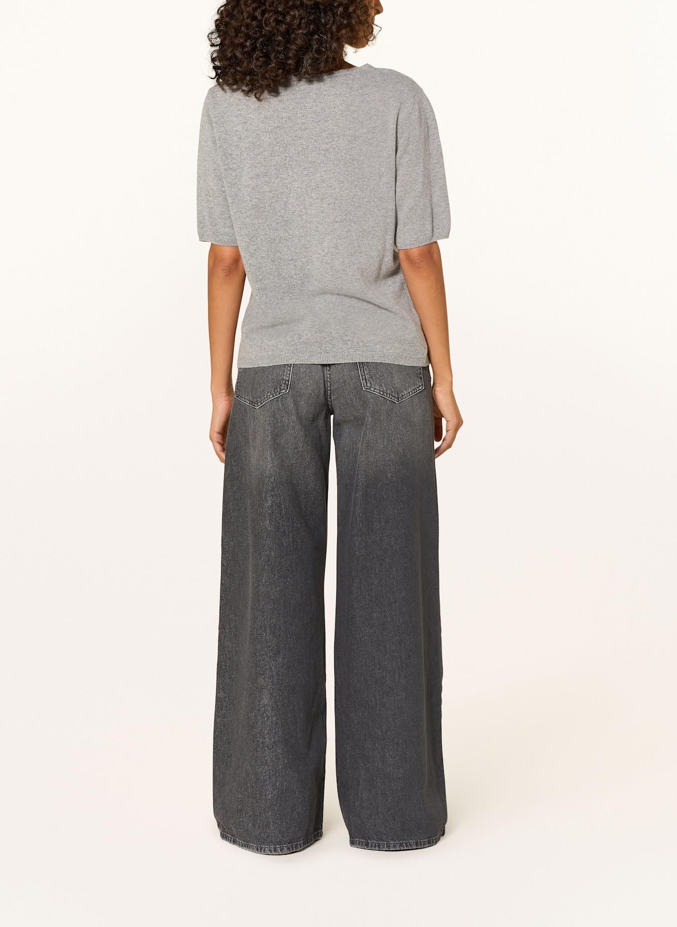 MILANO ITALY Pullover mit Schmucksteinen: GRAU