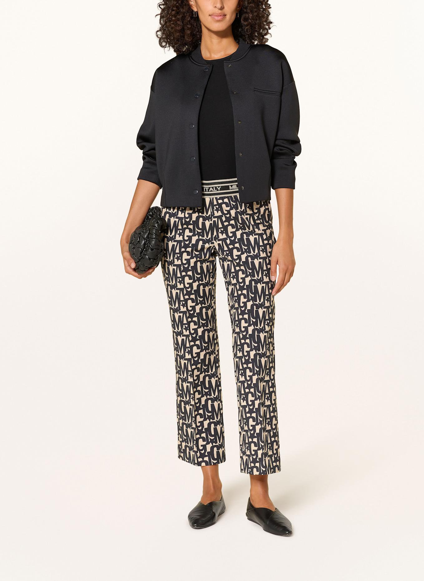 MILANO ITALY 7/8-Hose: SCHWARZ / ECRU