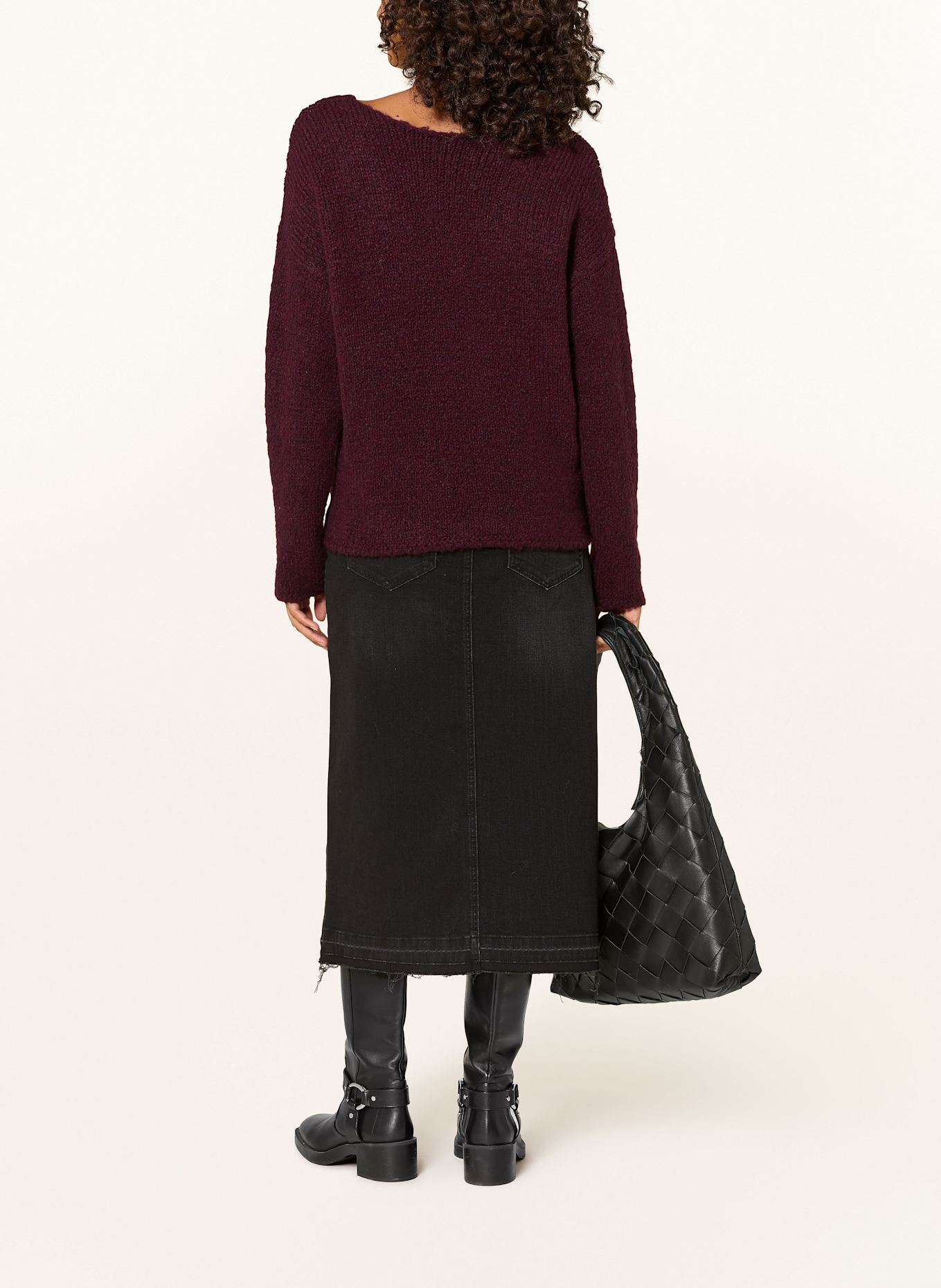 MILANO ITALY Pullover: DUNKELLILA