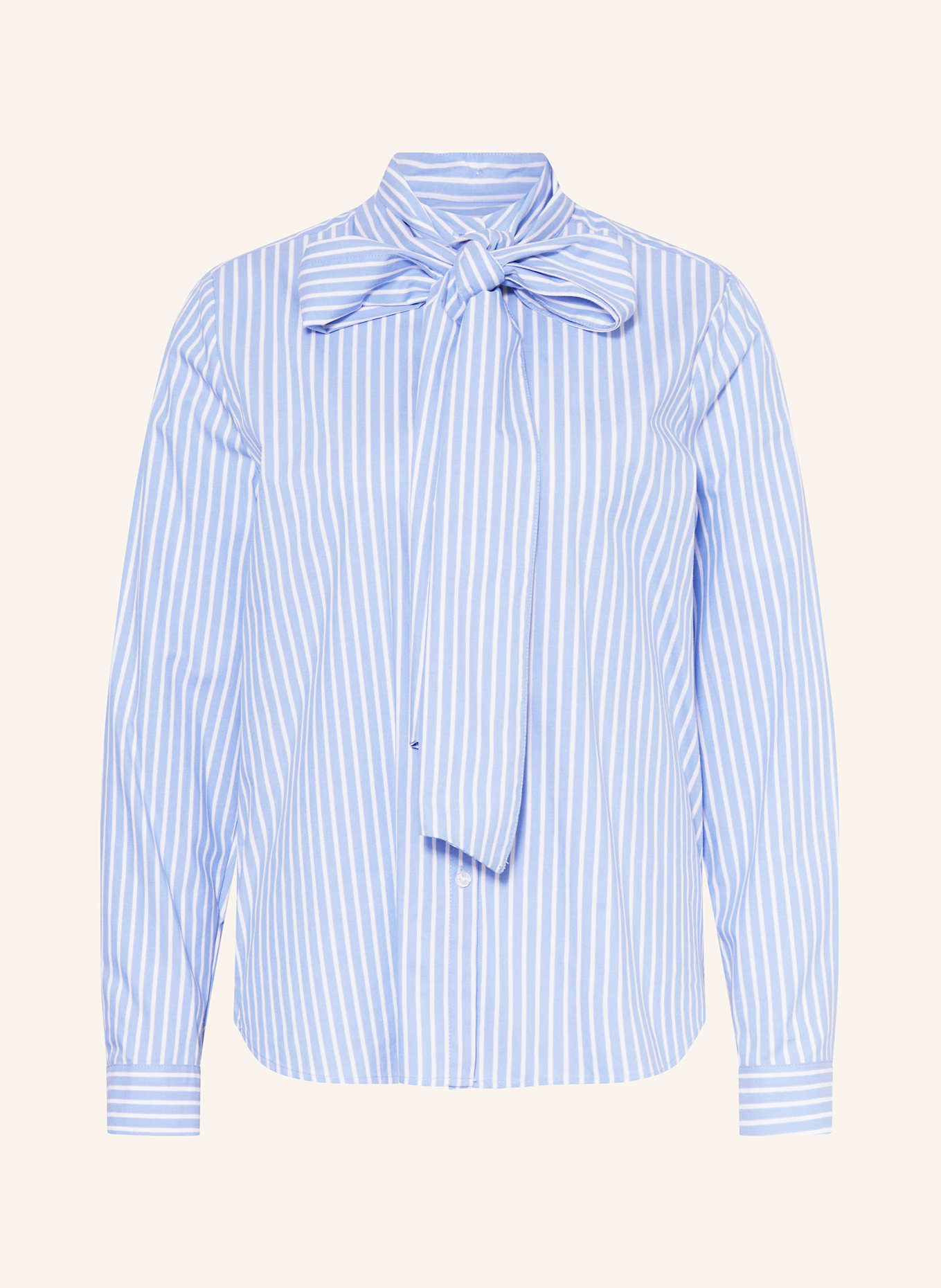 MILANO ITALY Bluzka ze zdejmowaną wstążką: JASNONIEBIESKI / BIAŁY