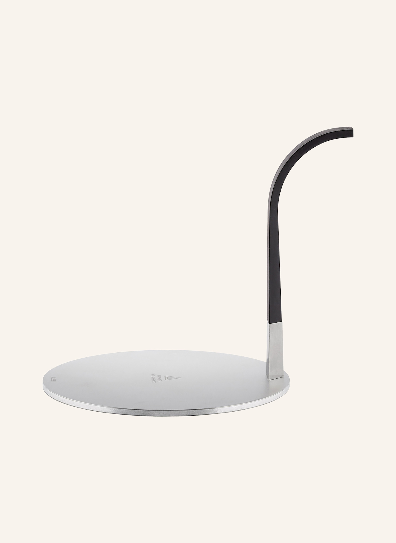 ALESSI Induktionsadapter LITTLE HELPER für Espressokocher: SILBER / SCHWARZ