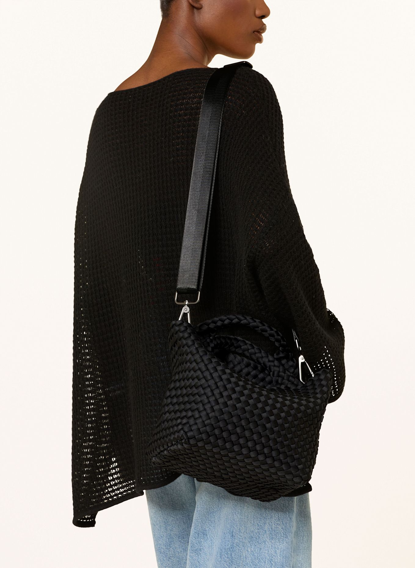 Naghedi Handbag ST BARTHS SMALL with pouch: BLACK