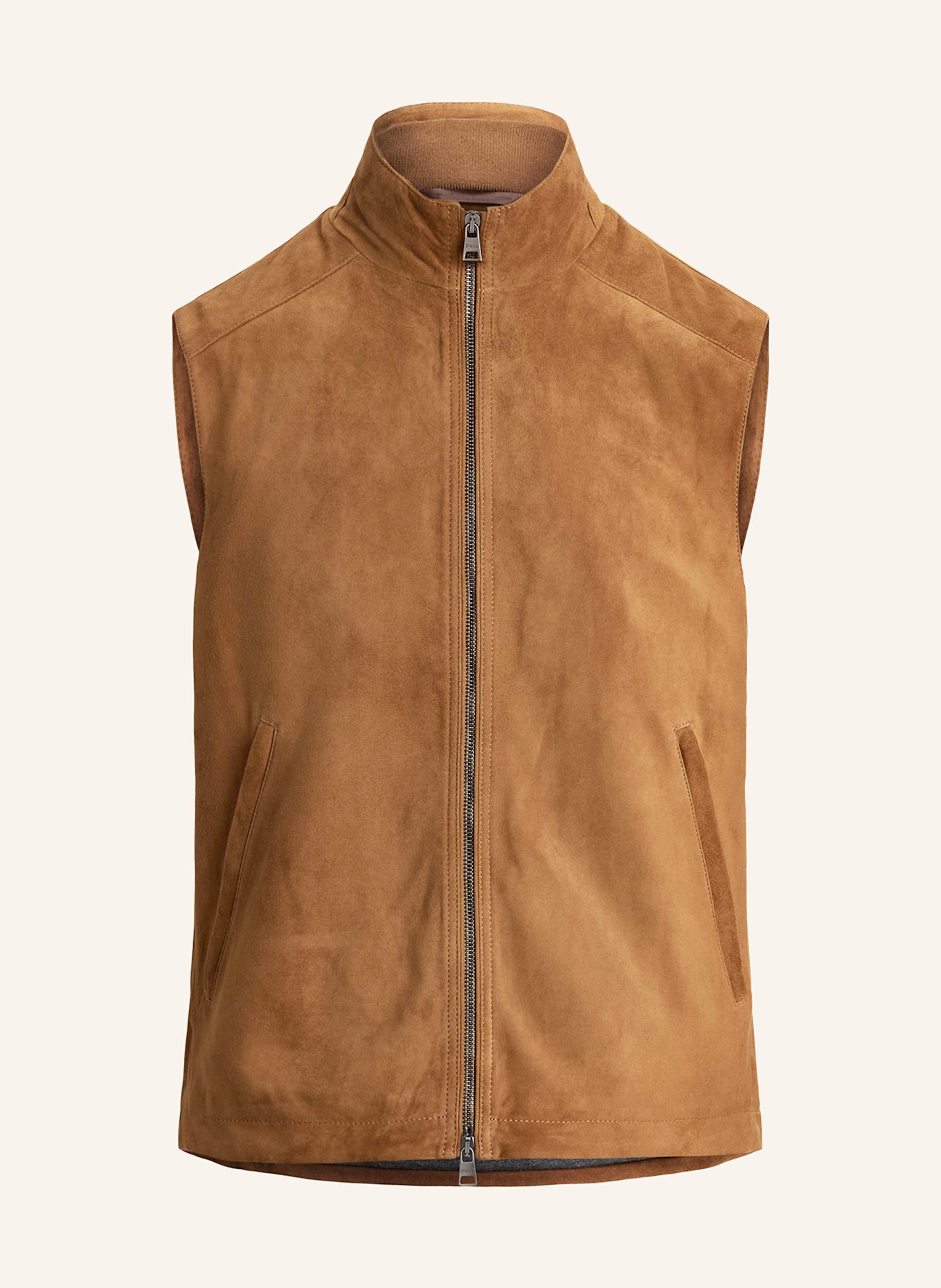 POLO RALPH LAUREN Lederweste: BRAUN