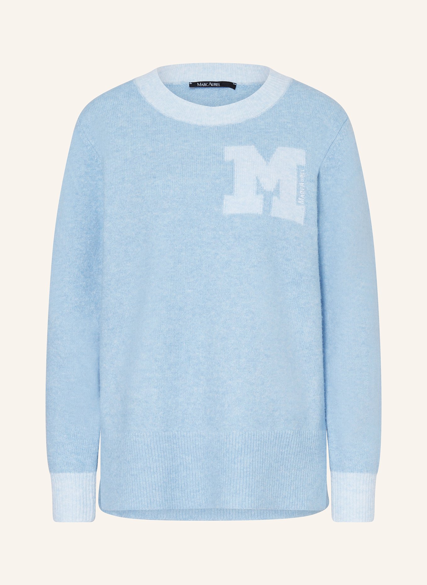 MARC AUREL Pullover: HELLBLAU