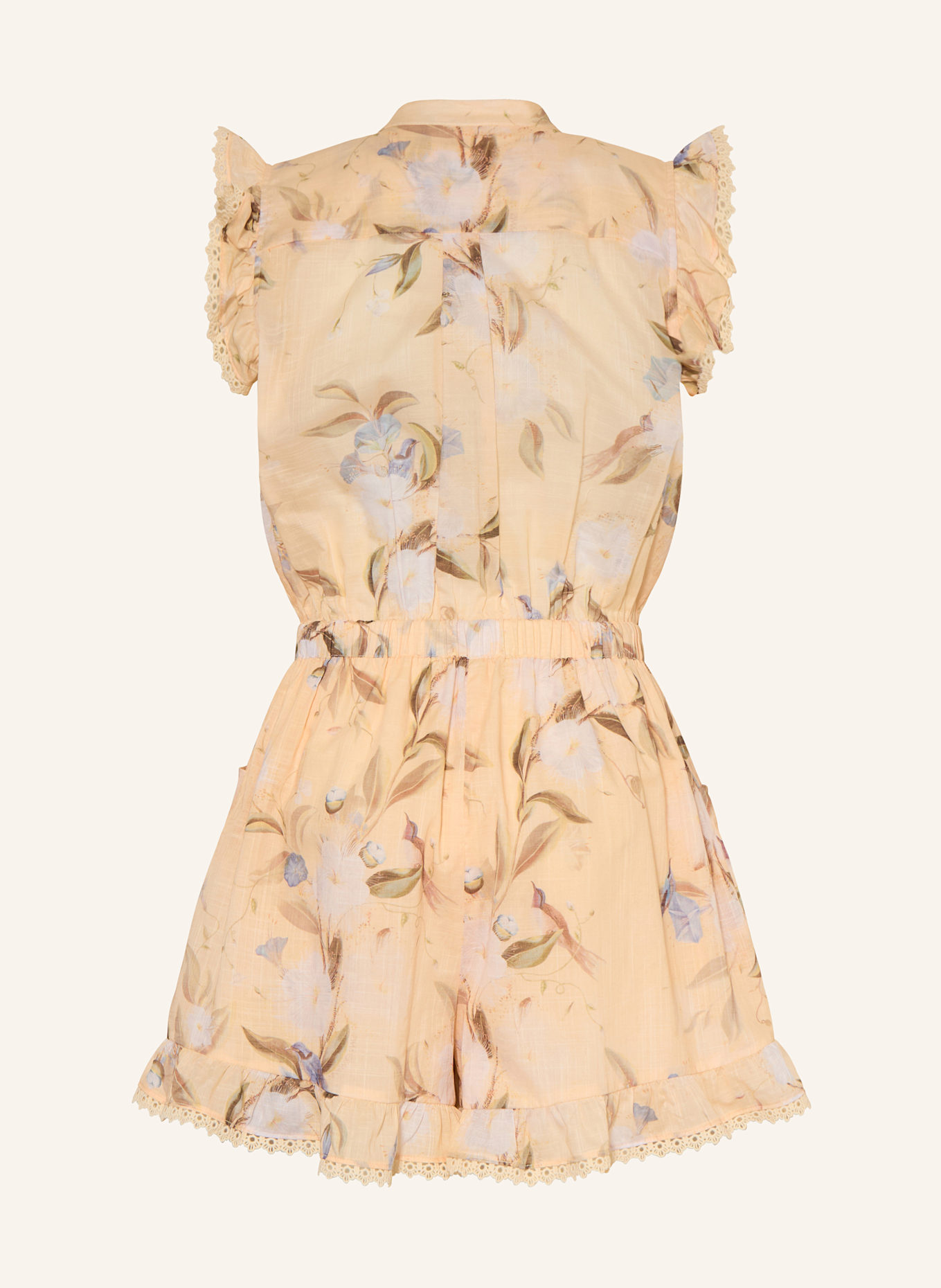 ZIMMERMANN Jumpsuit CASCADIAN: HELLORANGE / HELLLILA / BLAUGRAU