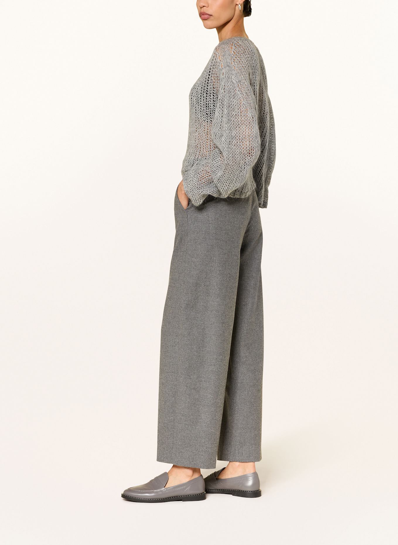 DRYKORN Marlenehose DESK: GRAU
