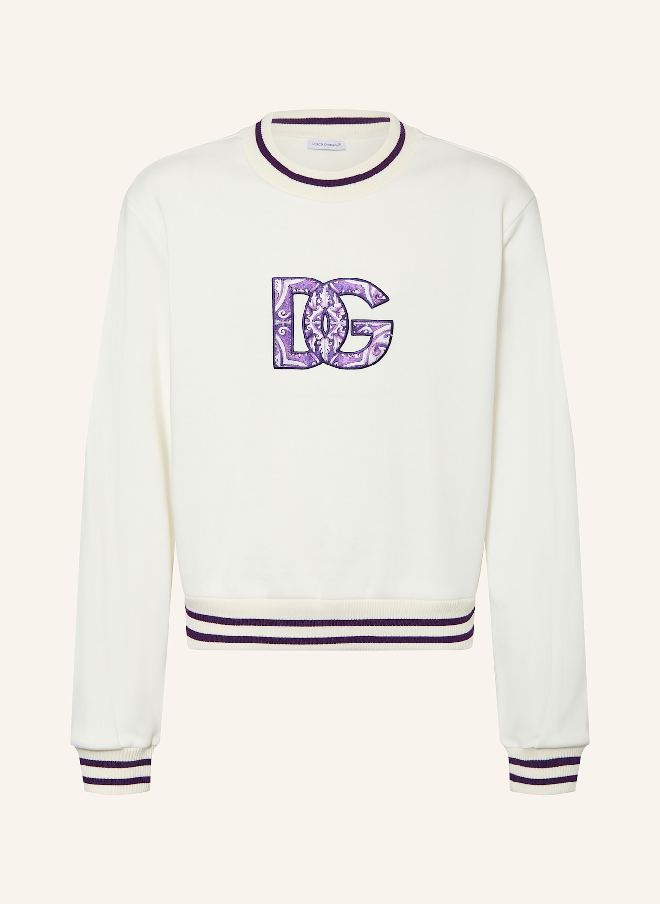 DOLCE & GABBANA Sweatshirt: WEISS