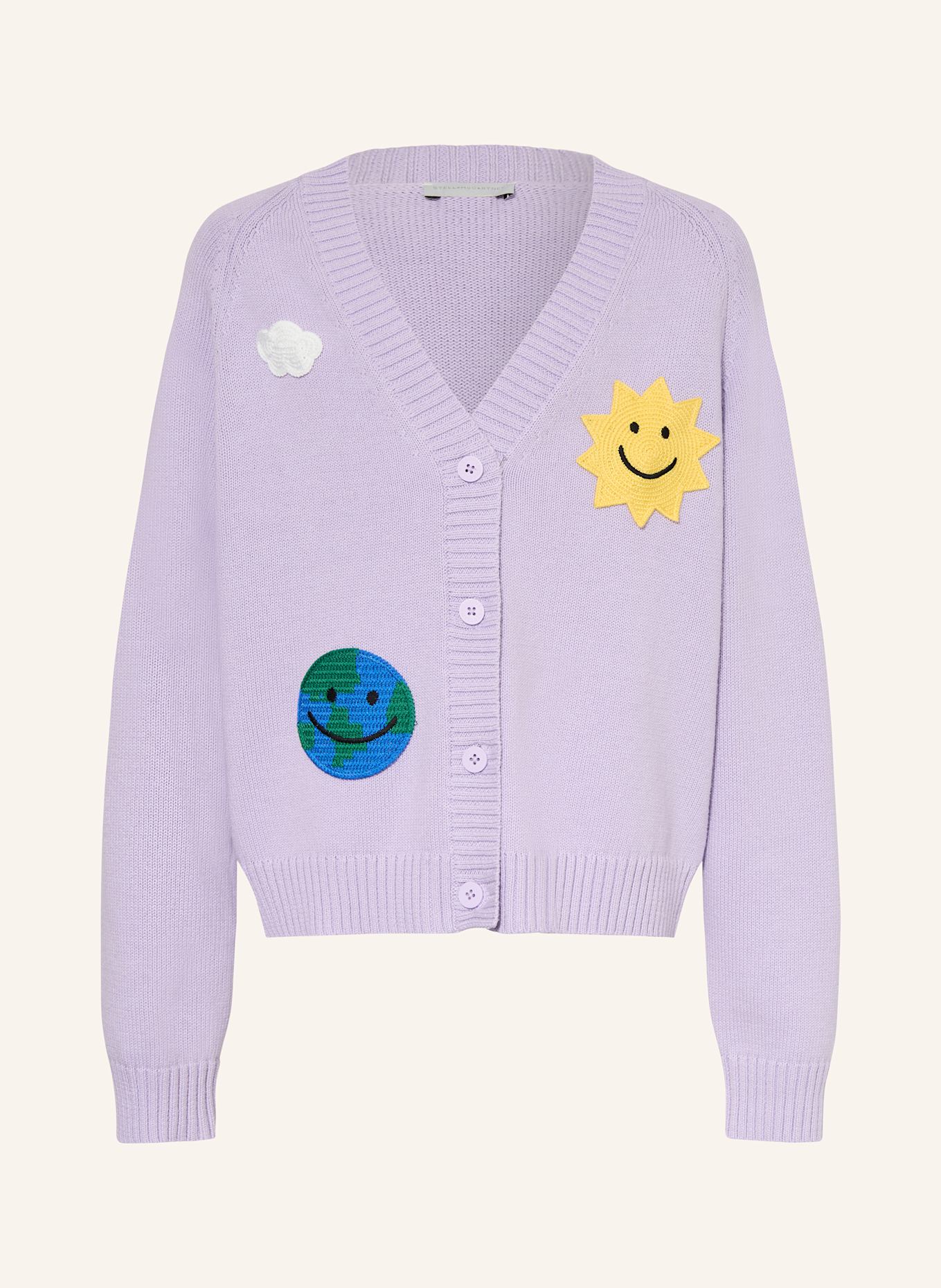 STELLA McCARTNEY KIDS Strickjacke: HELLLILA