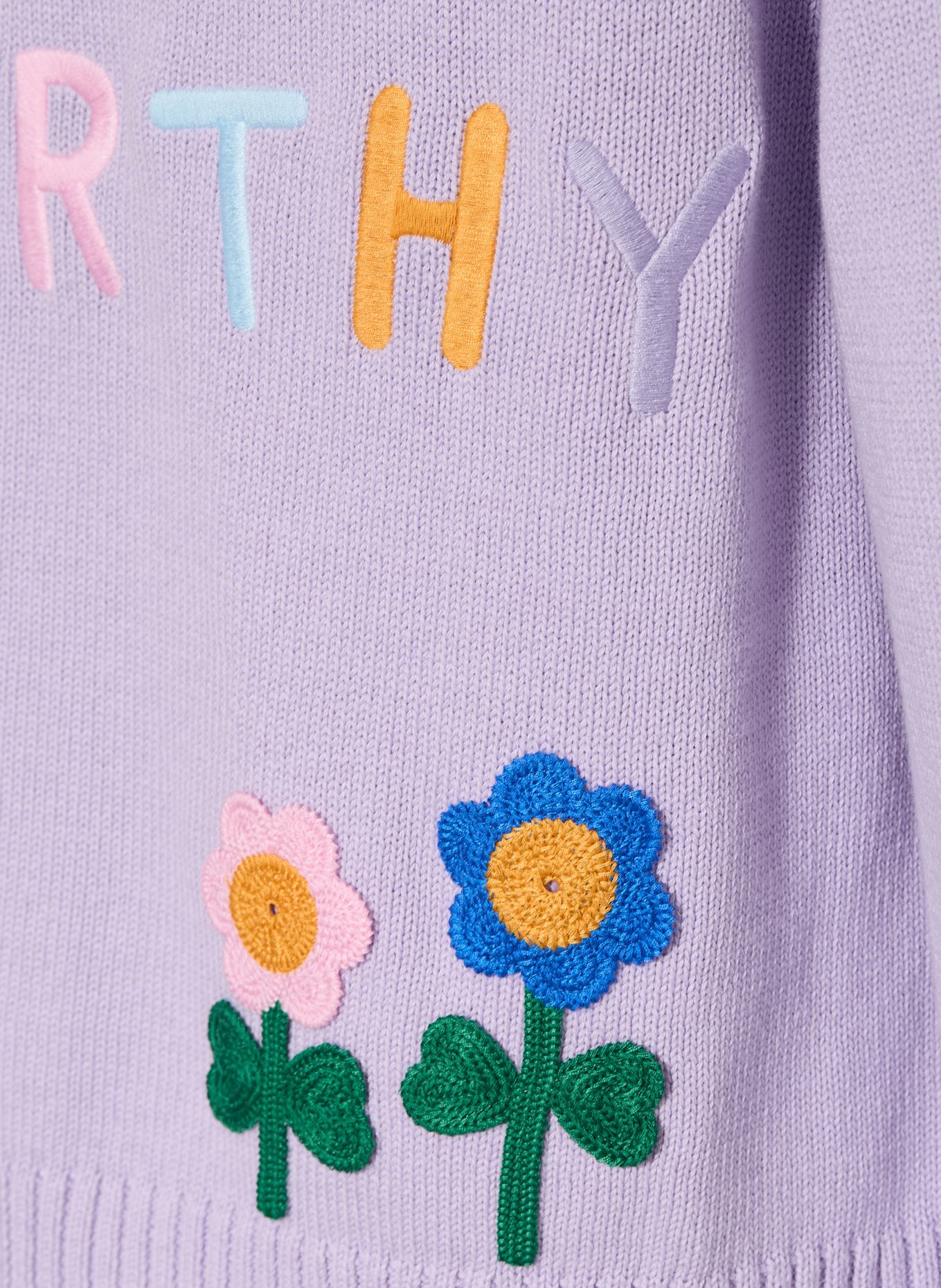 STELLA McCARTNEY KIDS Strickjacke: HELLLILA