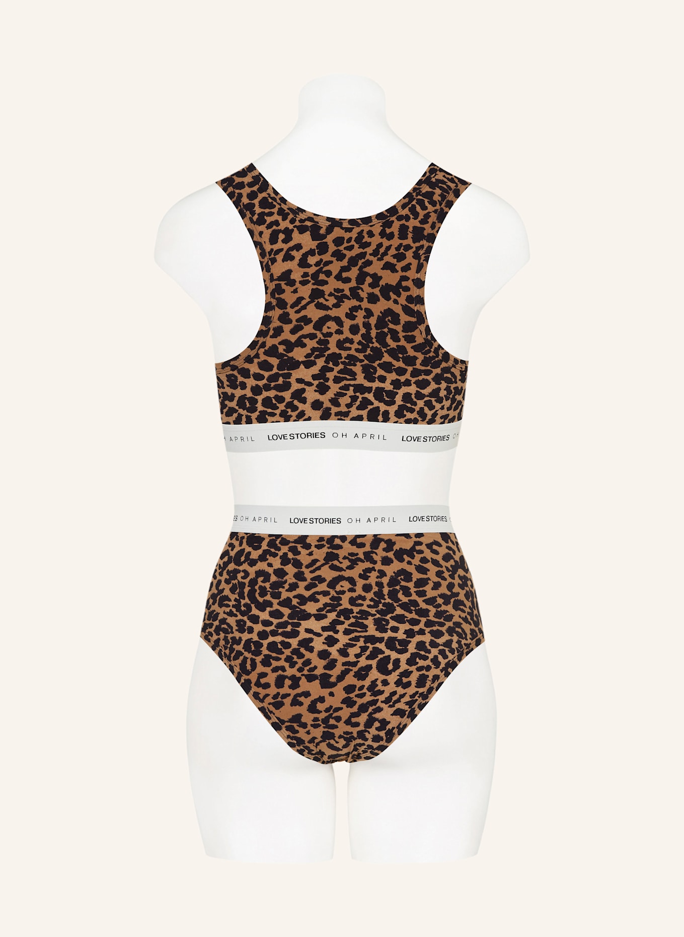 OH APRIL Taillenslip MOONFLOWER: HELLBRAUN / DUNKELBRAUN