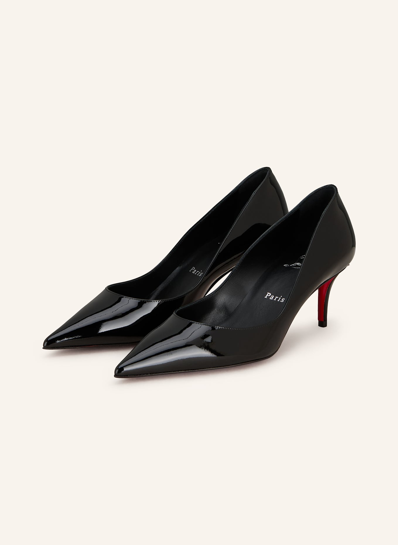 Christian Louboutin Lack-Pumps MISS Z 60: SCHWARZ