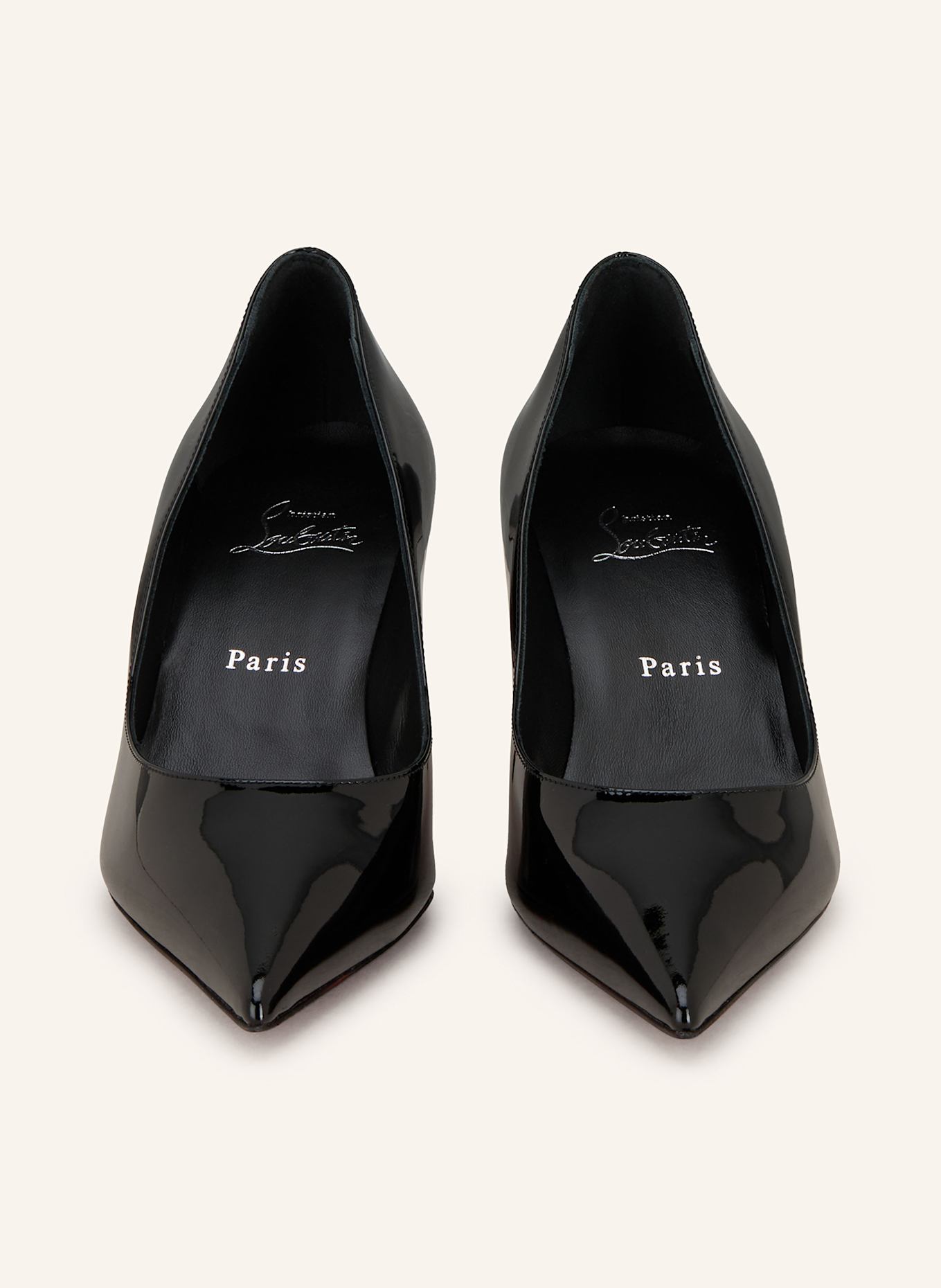 Christian Louboutin Lack-Pumps MISS Z 60: SCHWARZ