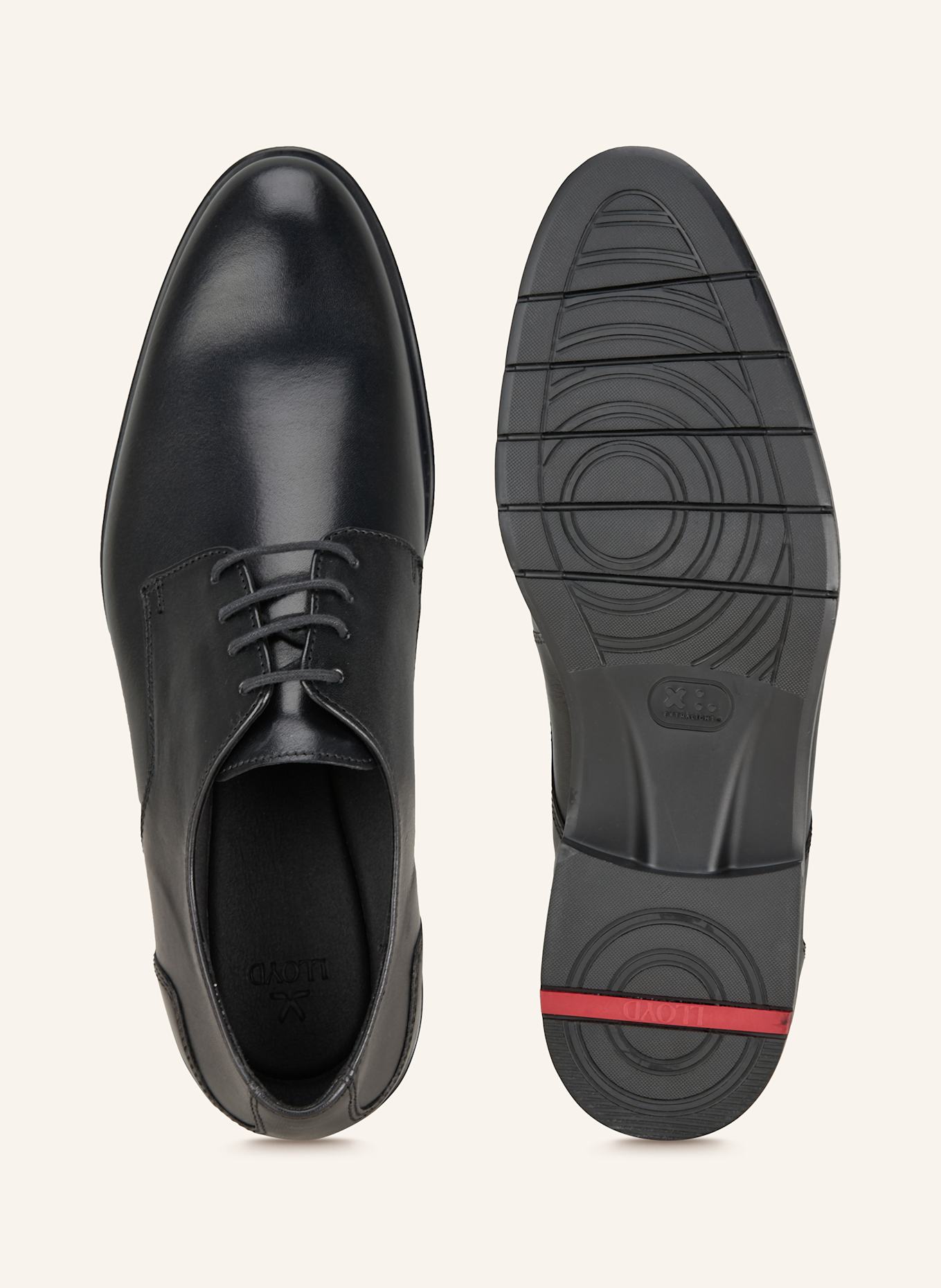 LLOYD Buty sznurowane EEZY 110: CZARNY