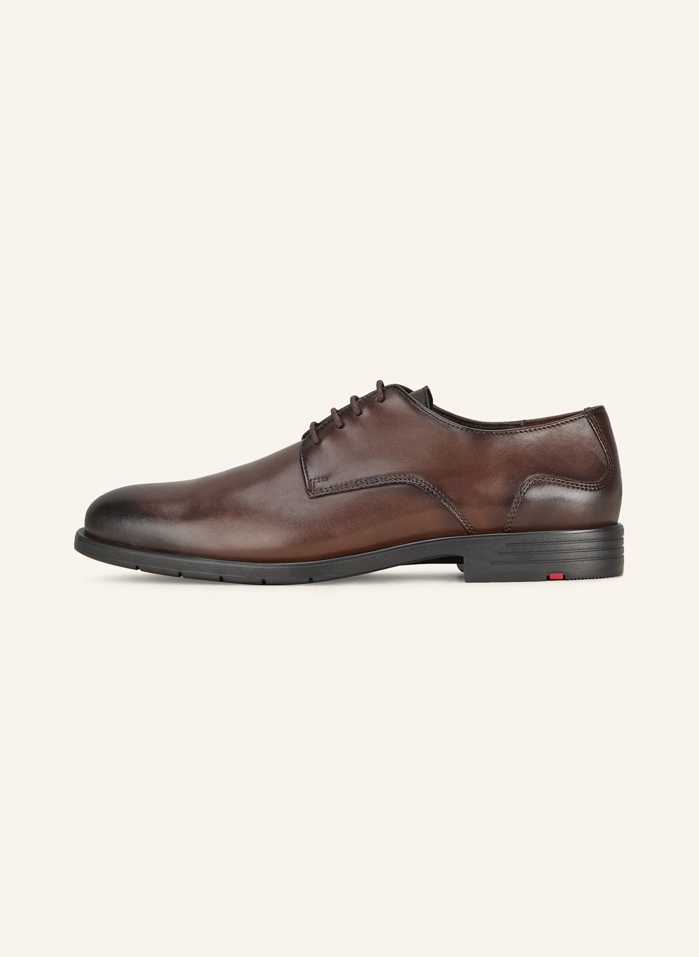 LLOYD Buty sznurowane EEZY 110: CIEMNOBRĄZOWY