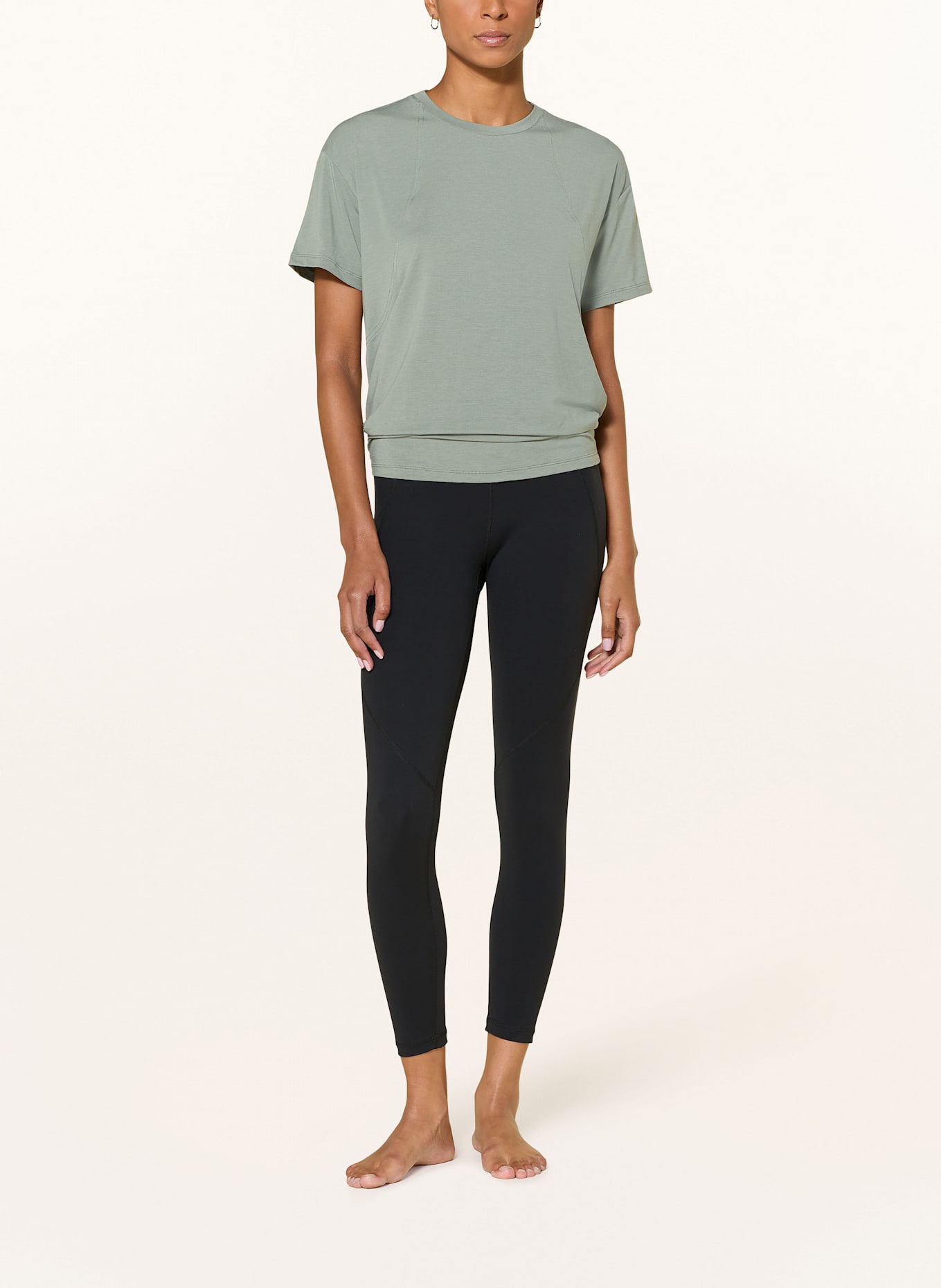 Sweaty Betty T-Shirt SOFT FLOW STUDIO: GRÜN
