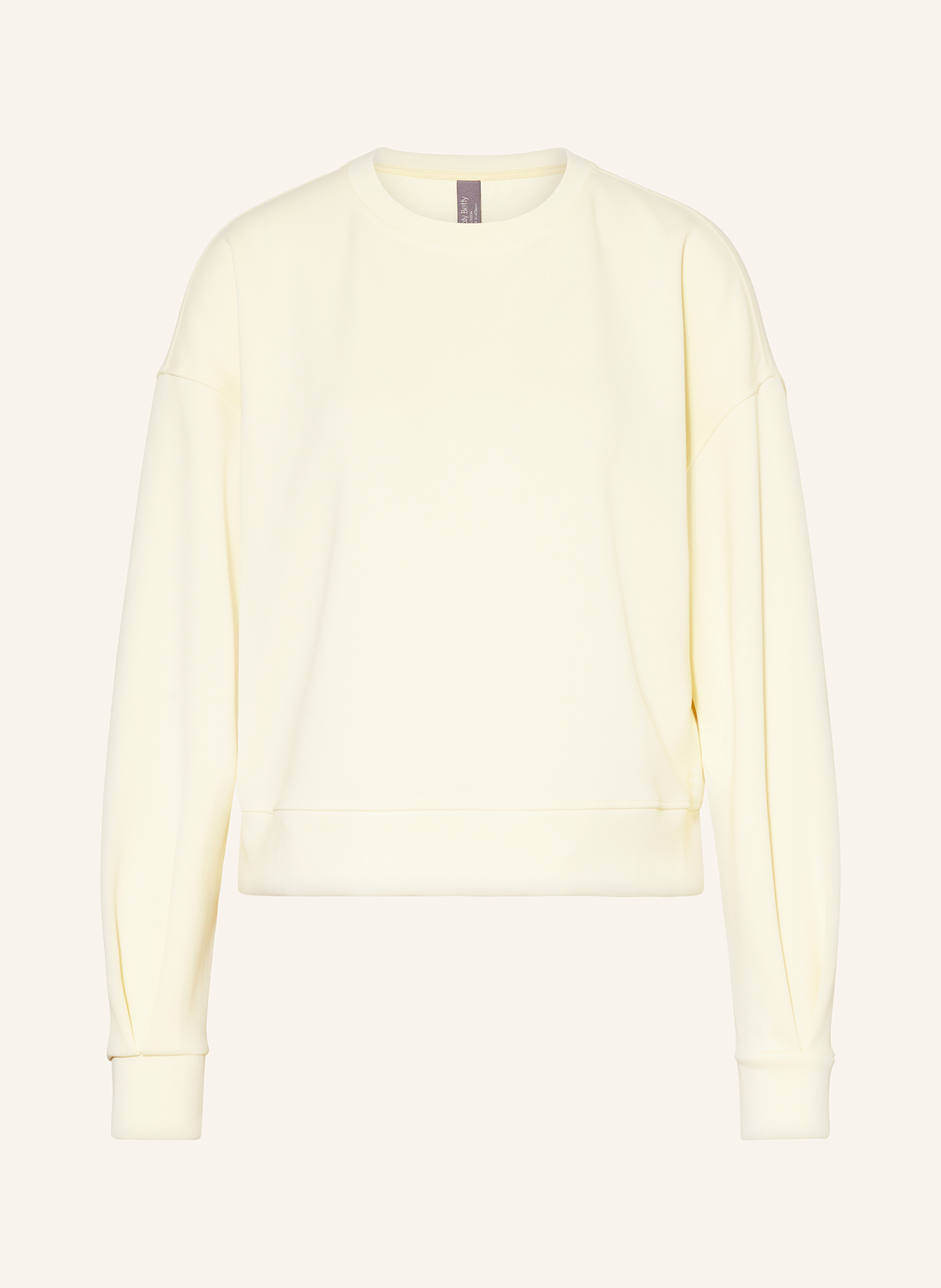Sweaty Betty Sweatshirt SAND WASH: HELLGELB