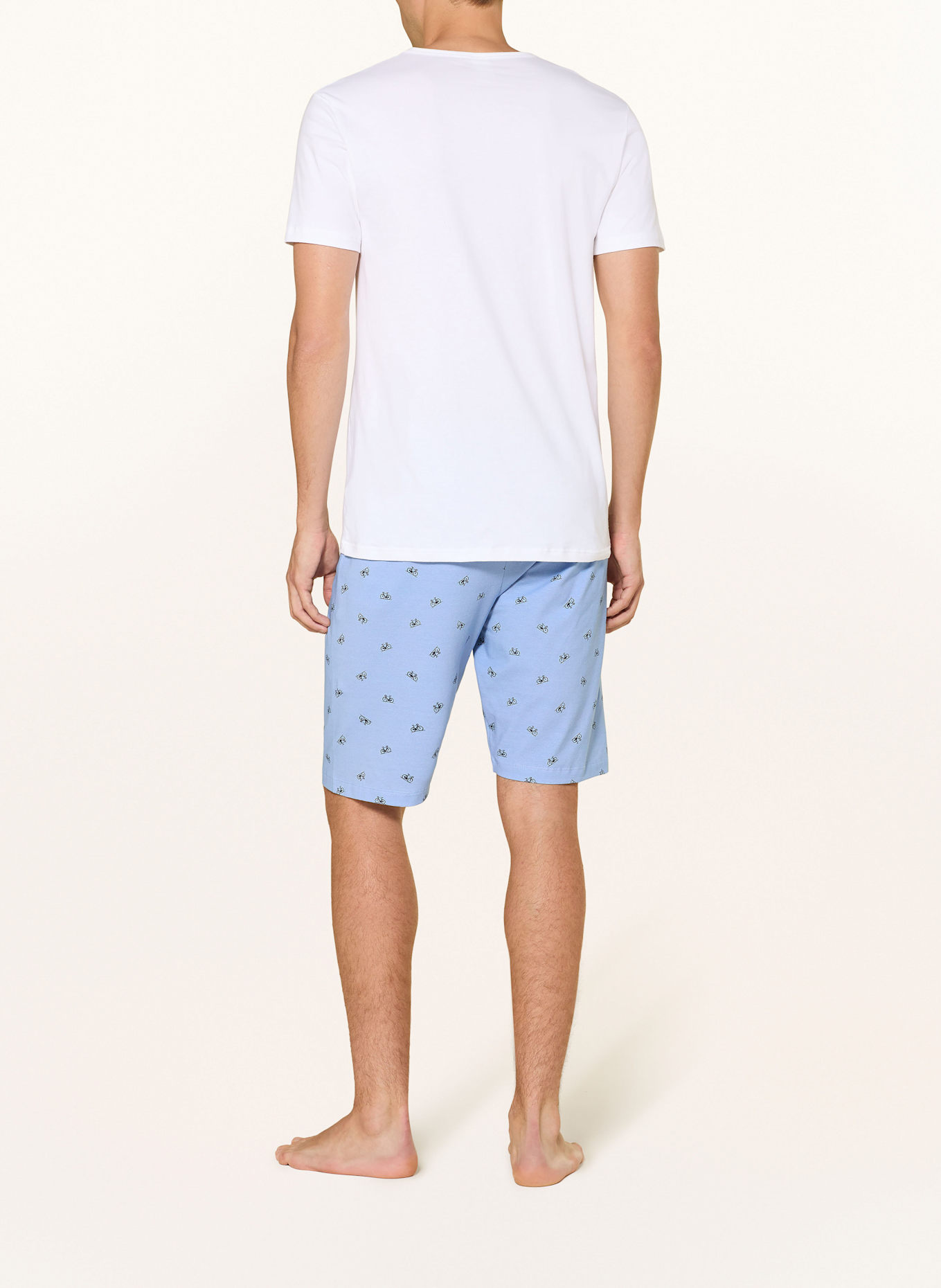 STROKESMAN'S Schlafshorts: HELLBLAU