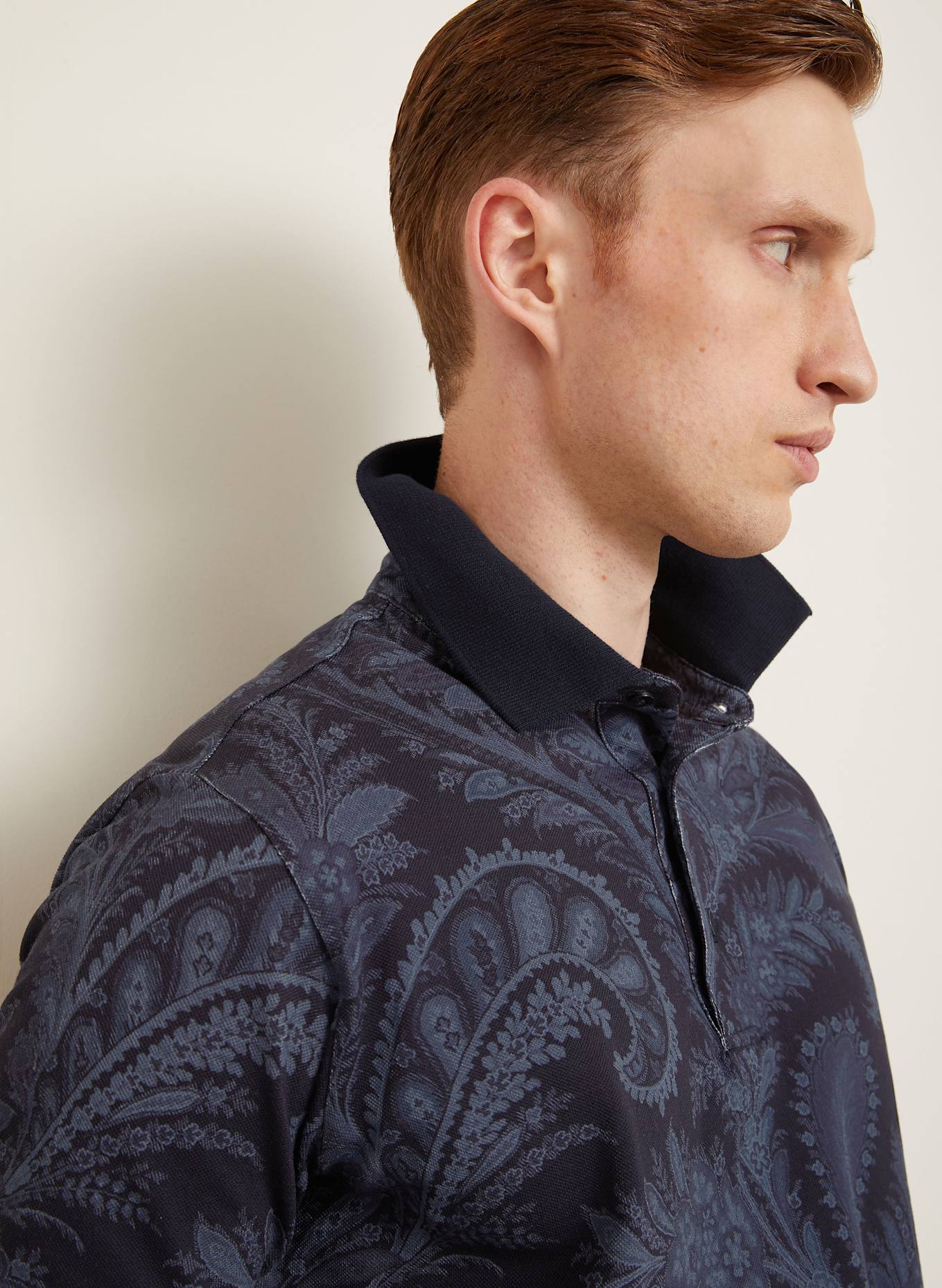ETRO Piqué-Poloshirt Regular Fit: DUNKELBLAU / BLAU