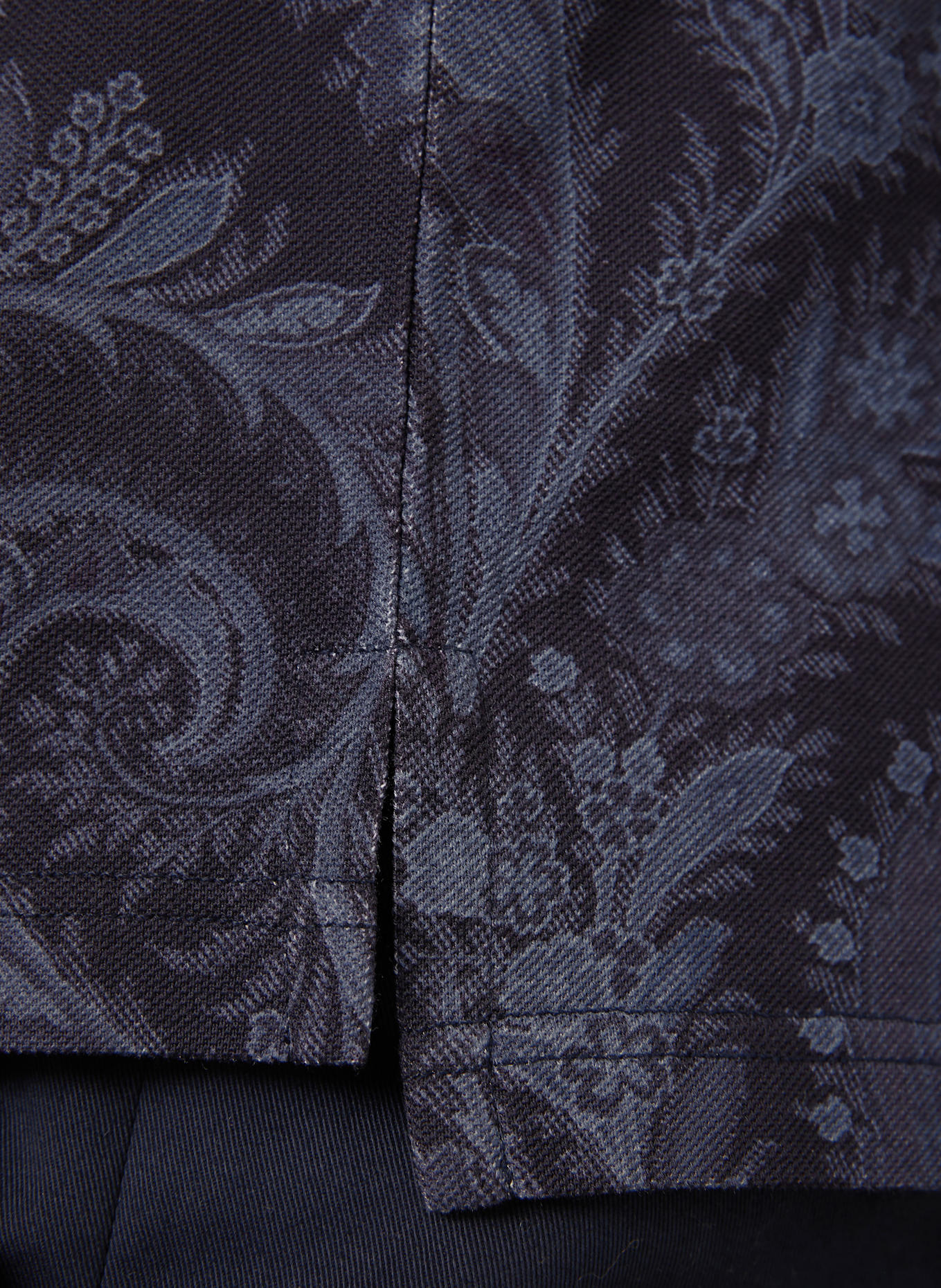 ETRO Piqué-Poloshirt Regular Fit: DUNKELBLAU / BLAU