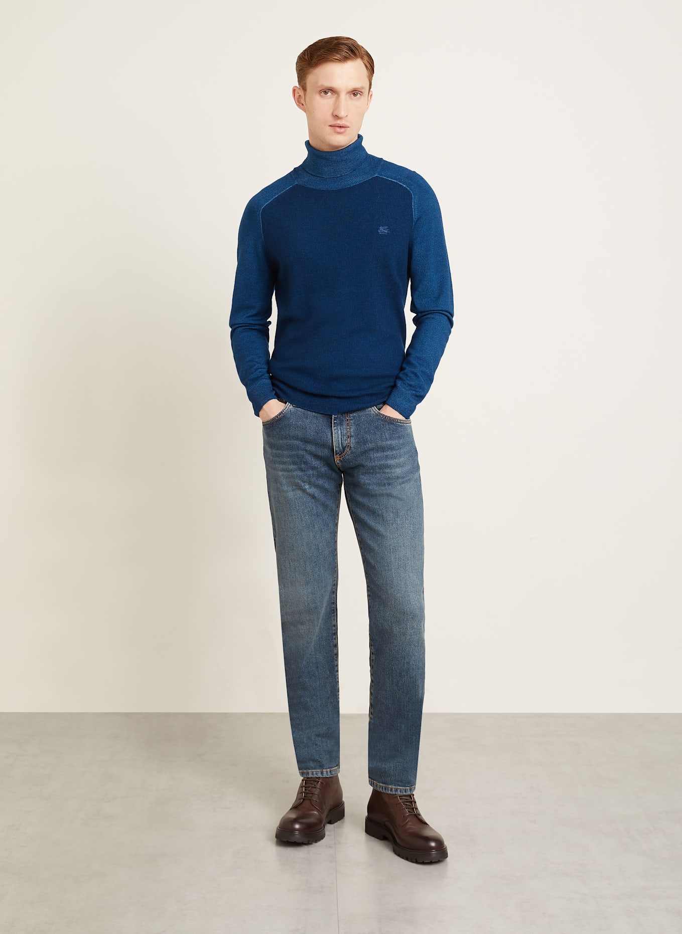 スウェット・トレーナー ETRO MRKF0067AL257 Sweatshirts Sweaters Blue ETRO: Sweater men - Blue | Etro sweater MRKF0067AL257 online