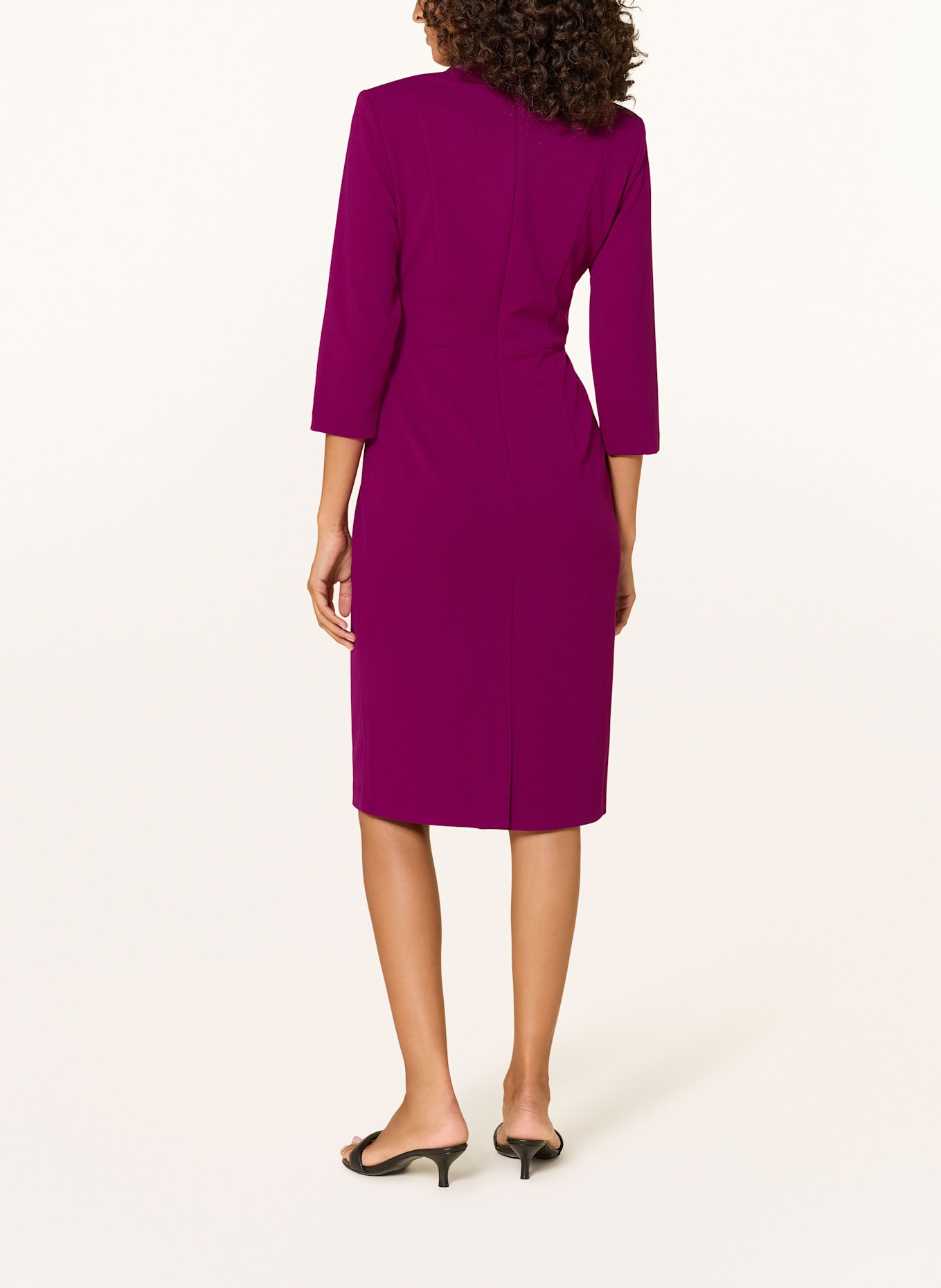 ADRIANNA PAPELL Kleid mit 3/4-Arm: FUCHSIA