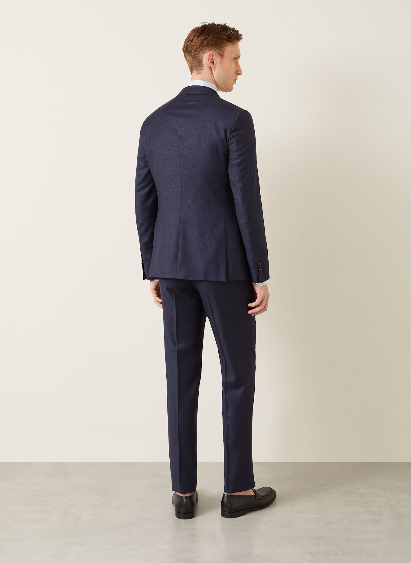 ZEGNA Garnitur DROP 8 tailored fit: 722 Navy Check