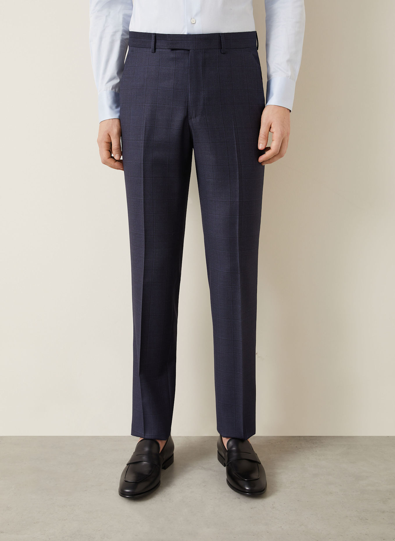 ZEGNA Garnitur DROP 8 tailored fit: 722 Navy Check
