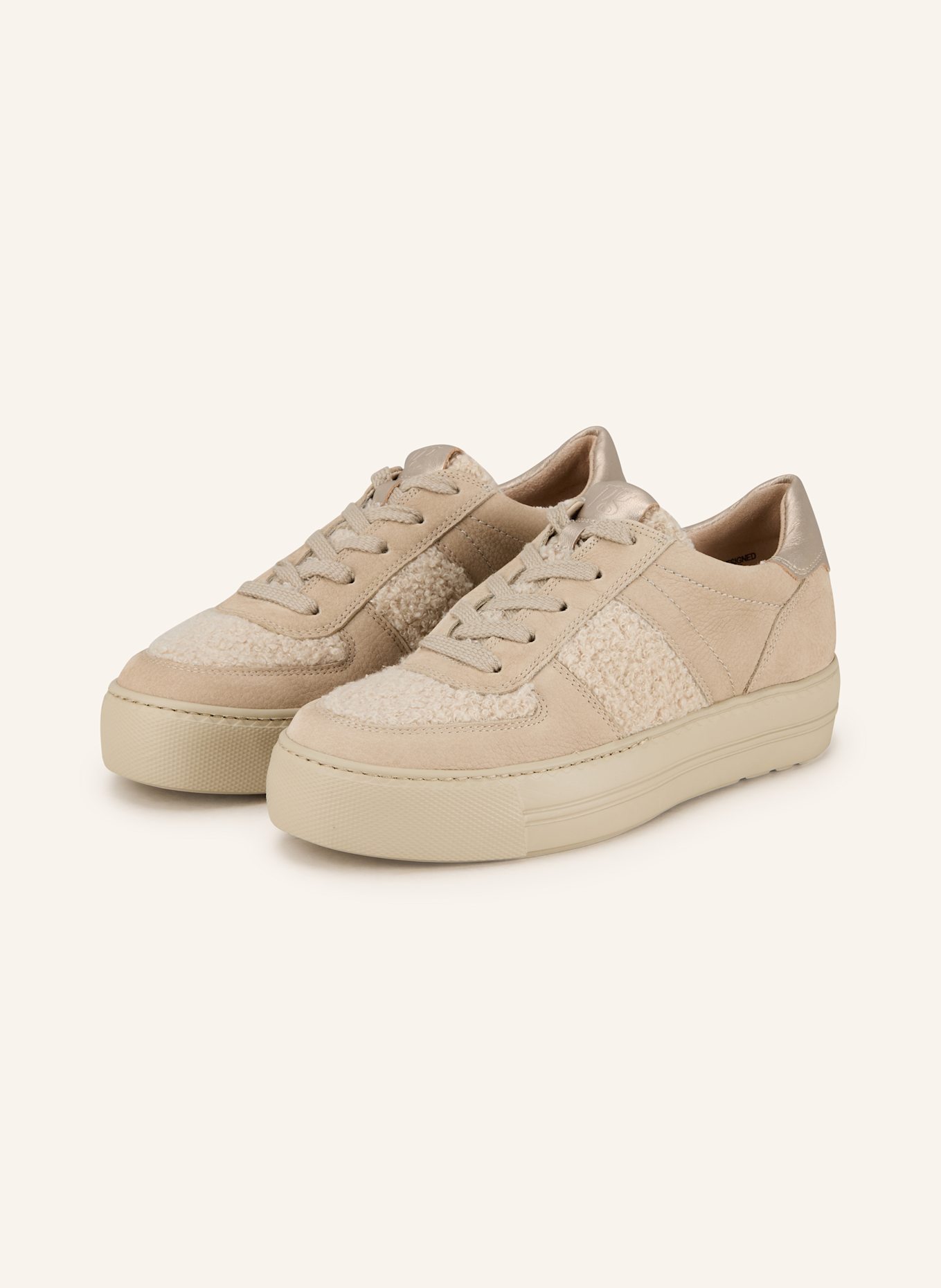 paul green Sneaker: BEIGE