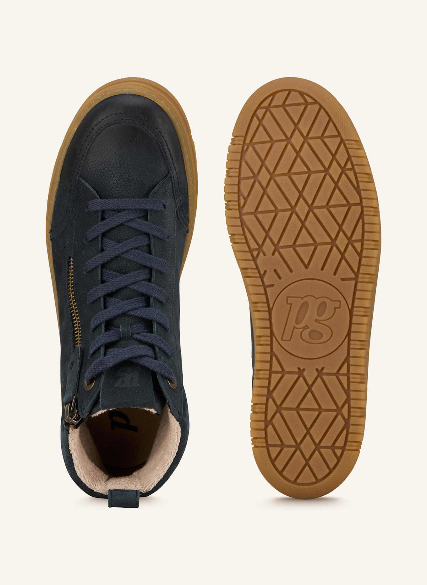 paul green Hightop-Sneaker: DUNKELBLAU