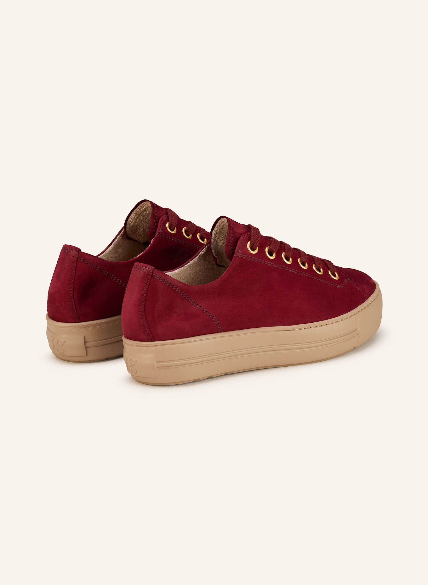 paul green Sneaker: DUNKELROT