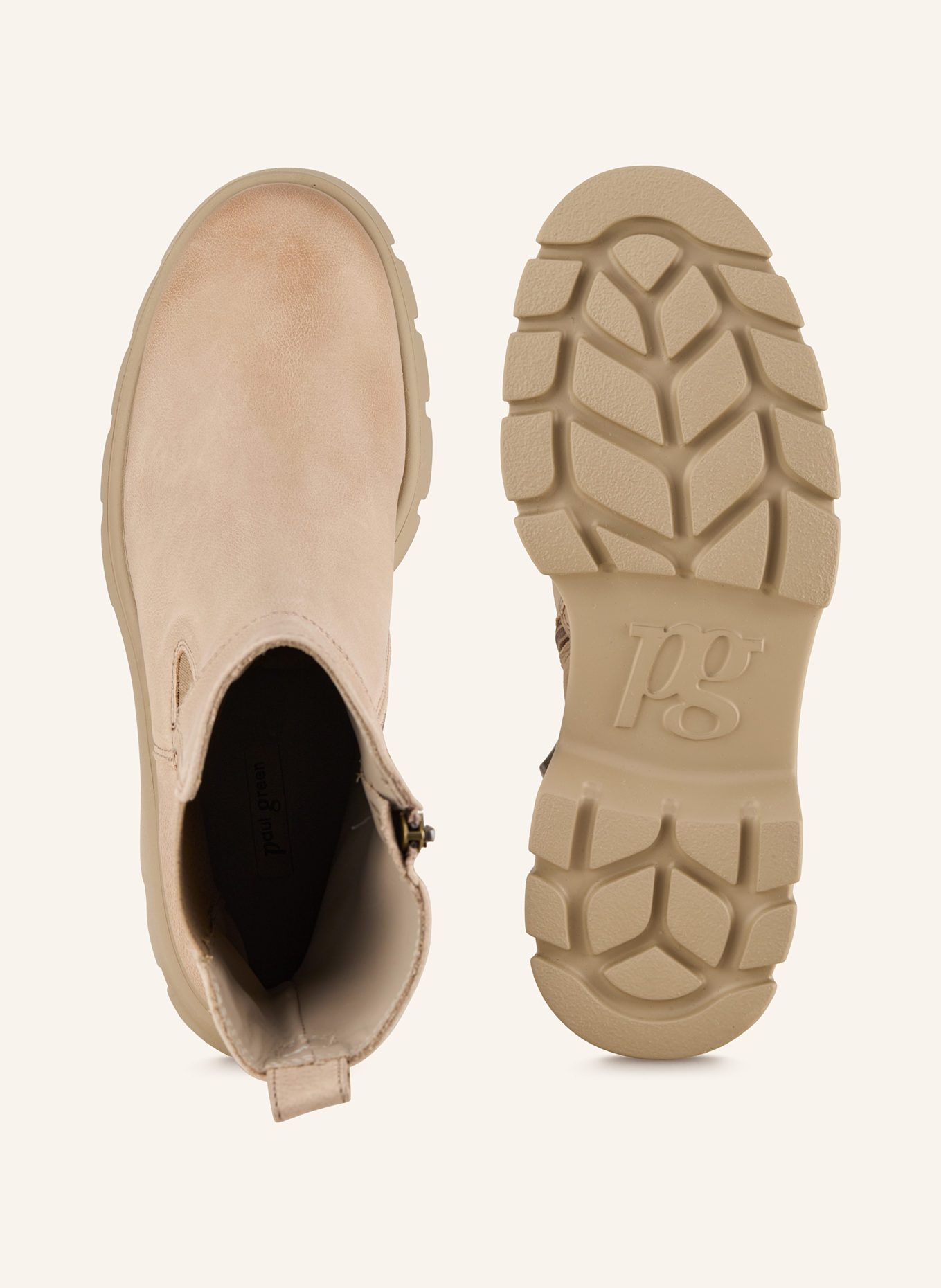paul green Chelsea-Boots: BEIGE