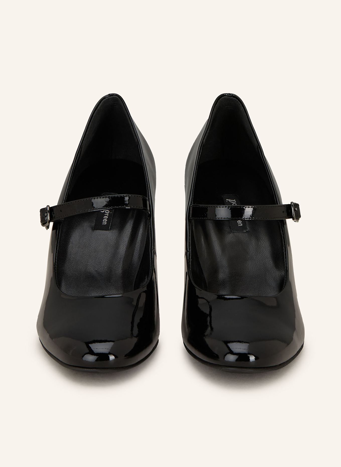 paul green Lack-Pumps: SCHWARZ