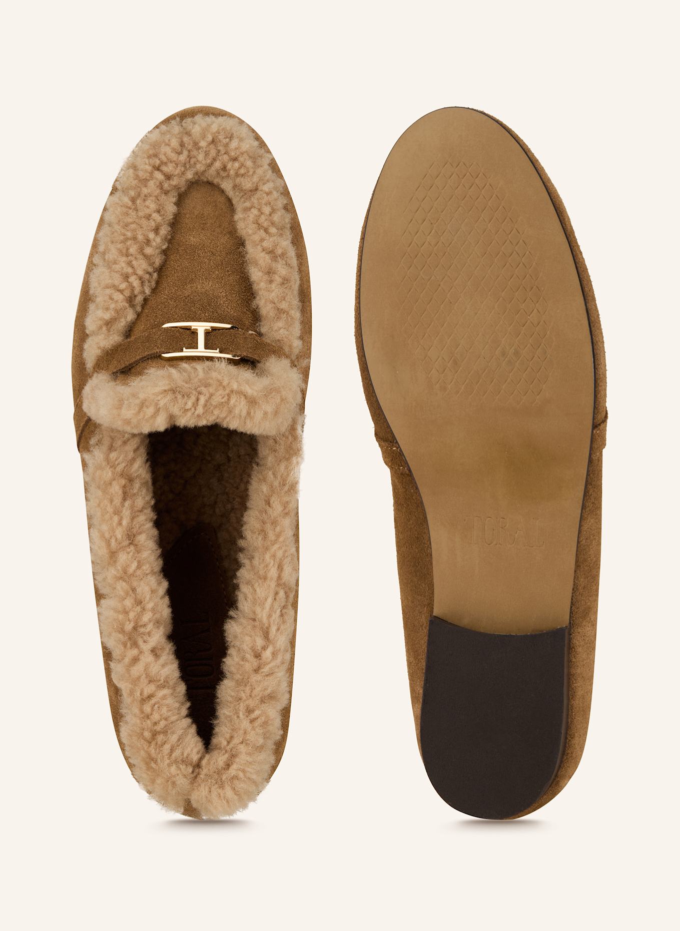 Toral Slipper: CAMEL