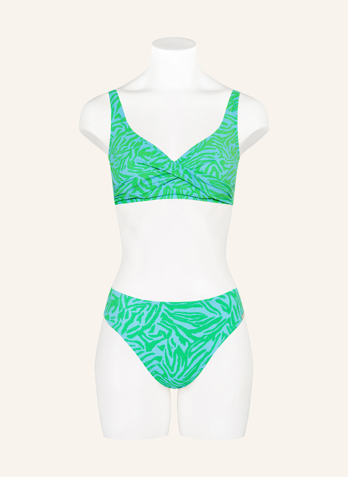 Lidea Basic-Bikini-Hose AQUA MUSE: TÜRKIS / HELLGRÜN
