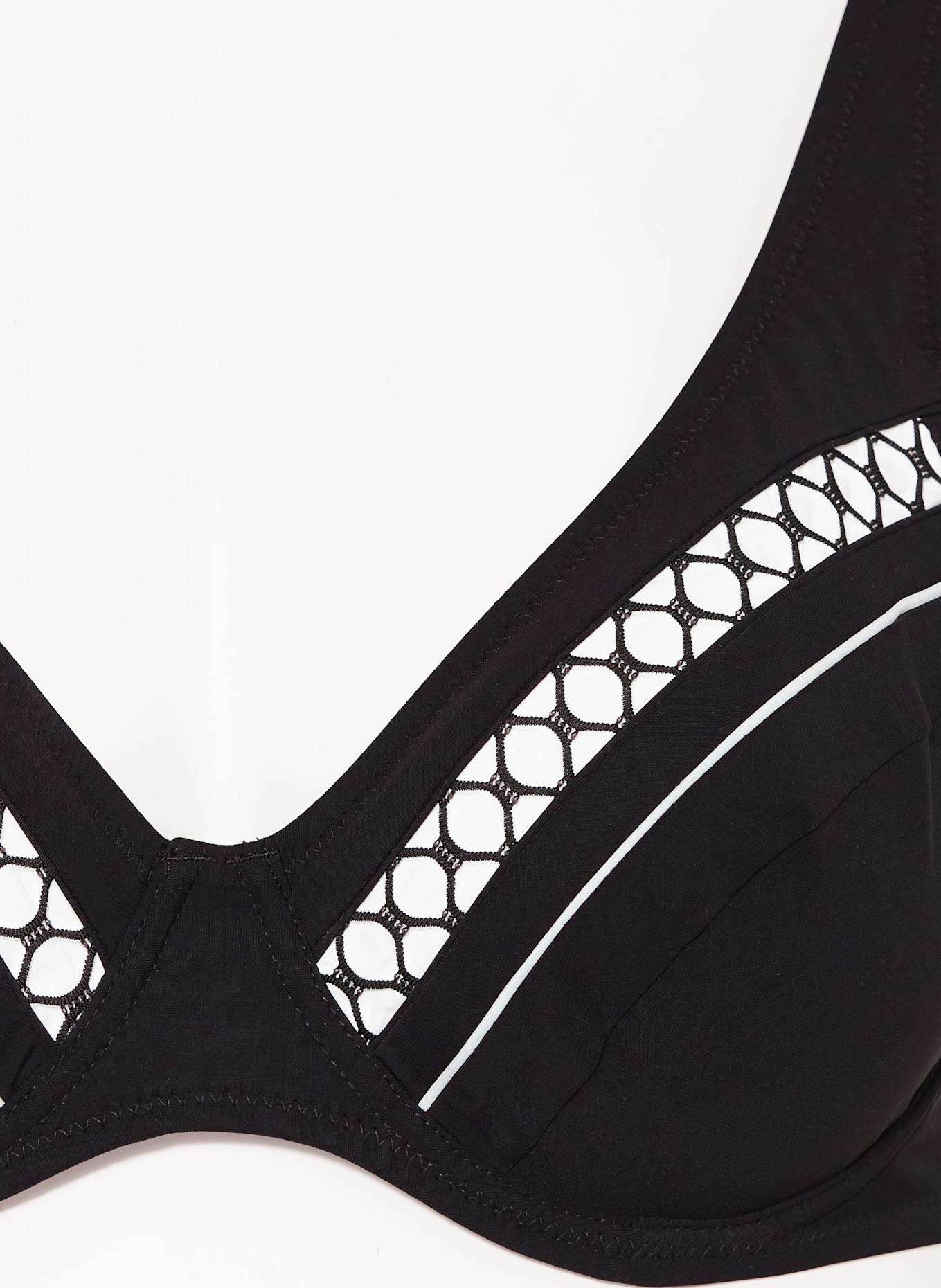 Charmline Underwired bikini TEXTURED DIMENSION: BLACK/ WHITE