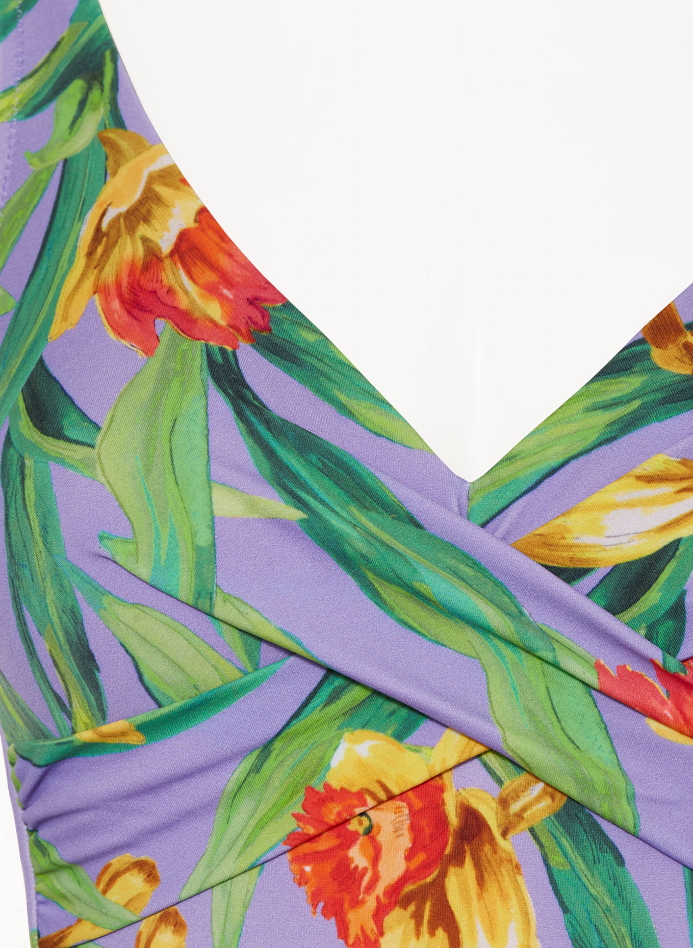 Charmline Shape-Badeanzug BOTANIQUE RADIANCE: HELLLILA / GRÜN / GELB