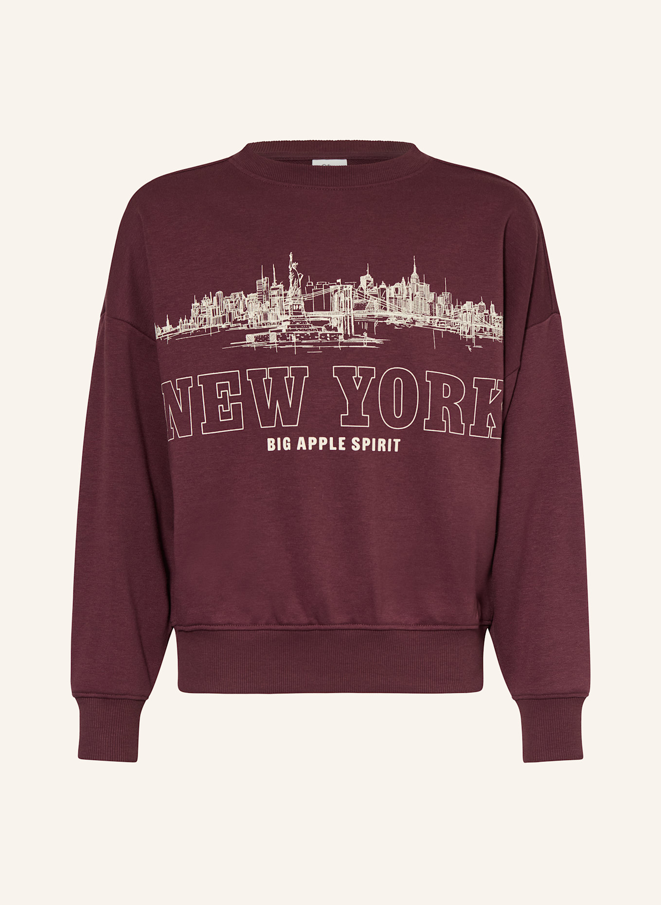 s.Oliver RED Sweatshirt: DUNKELLILA