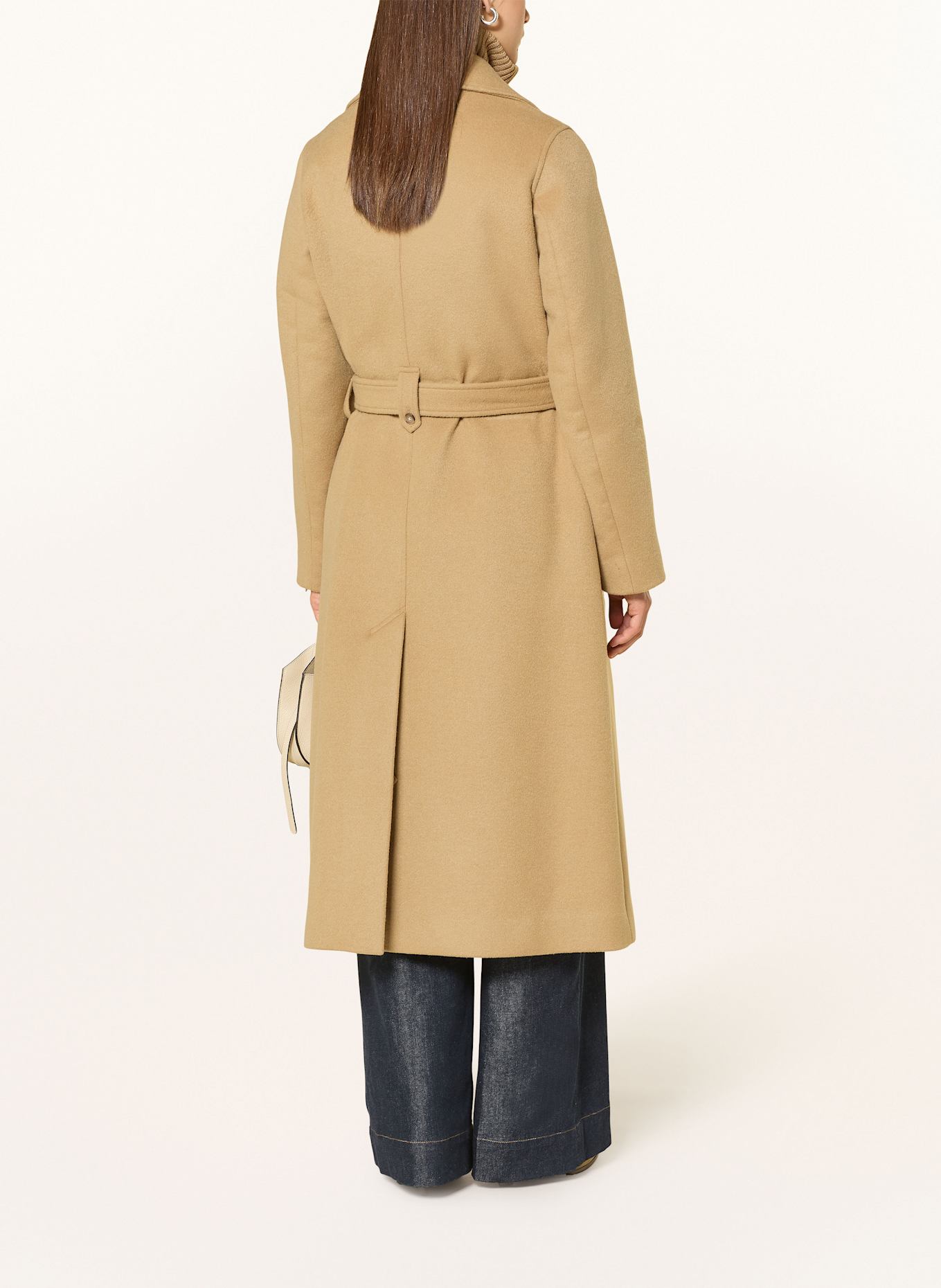 WOOLRICH Mantel mit herausnehmbarer Blende: CAMEL
