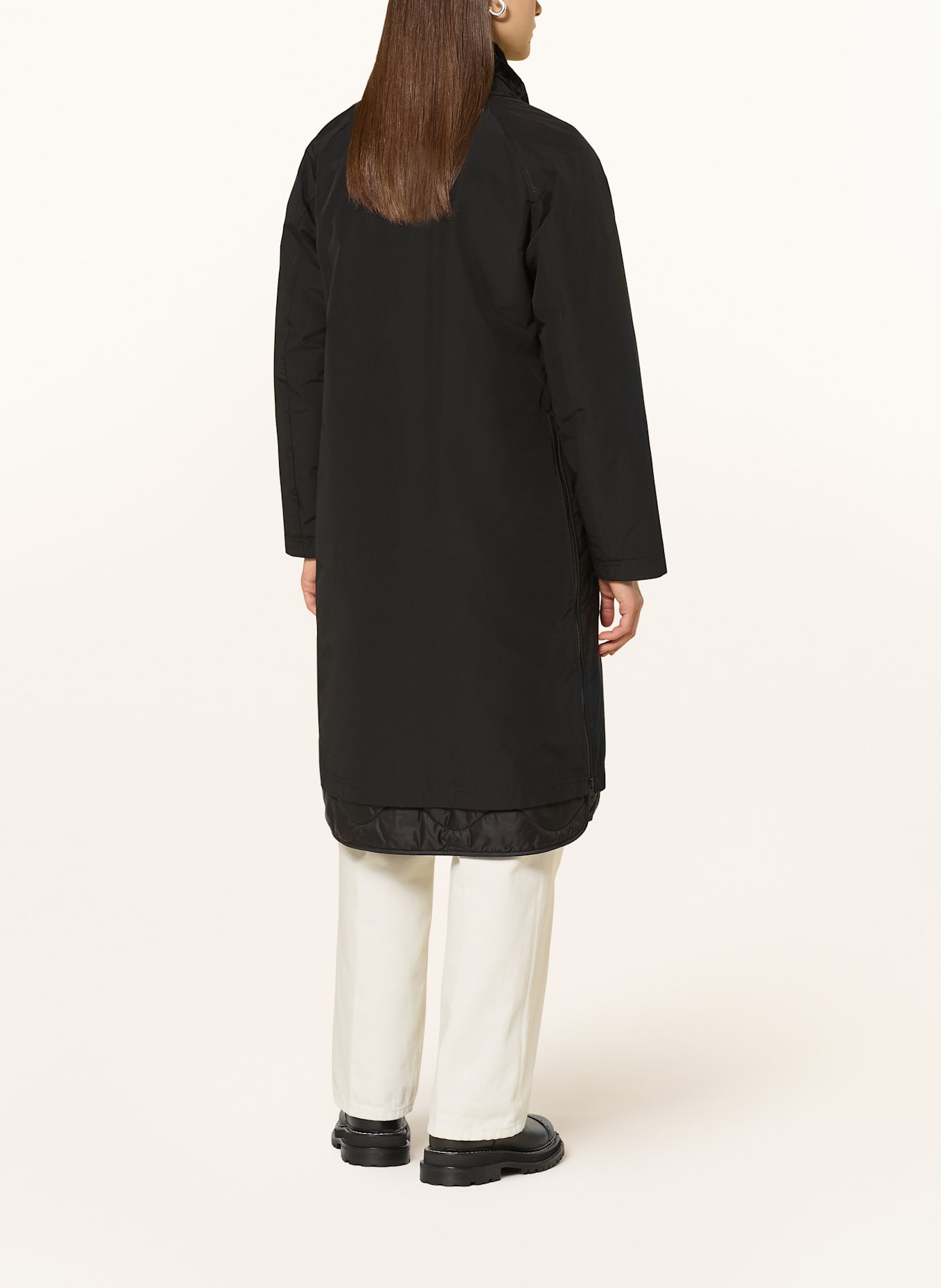 WOOLRICH 2-in-1-Mantel: SCHWARZ
