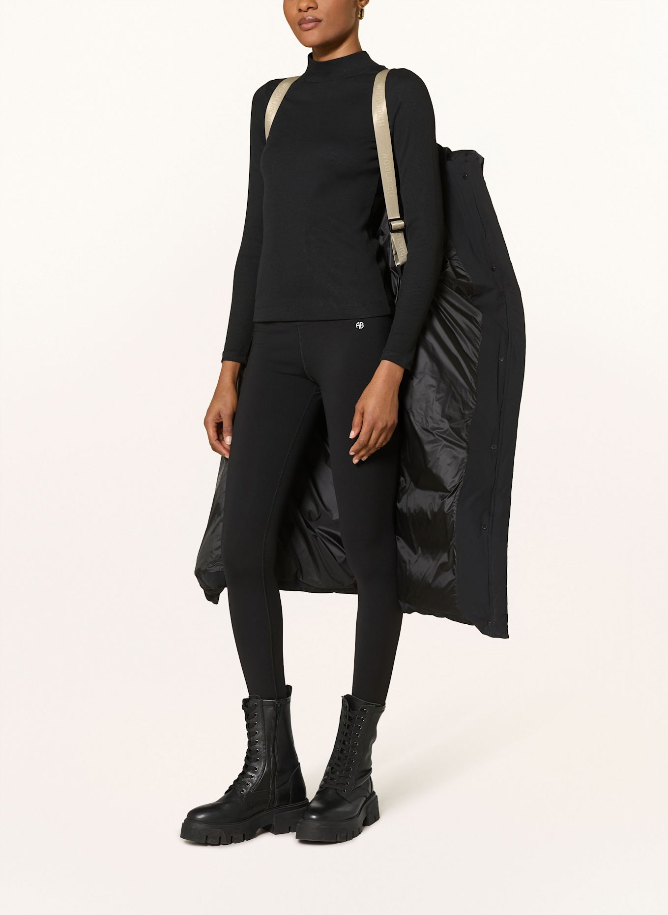 WOOLRICH Daunenmantel: SCHWARZ