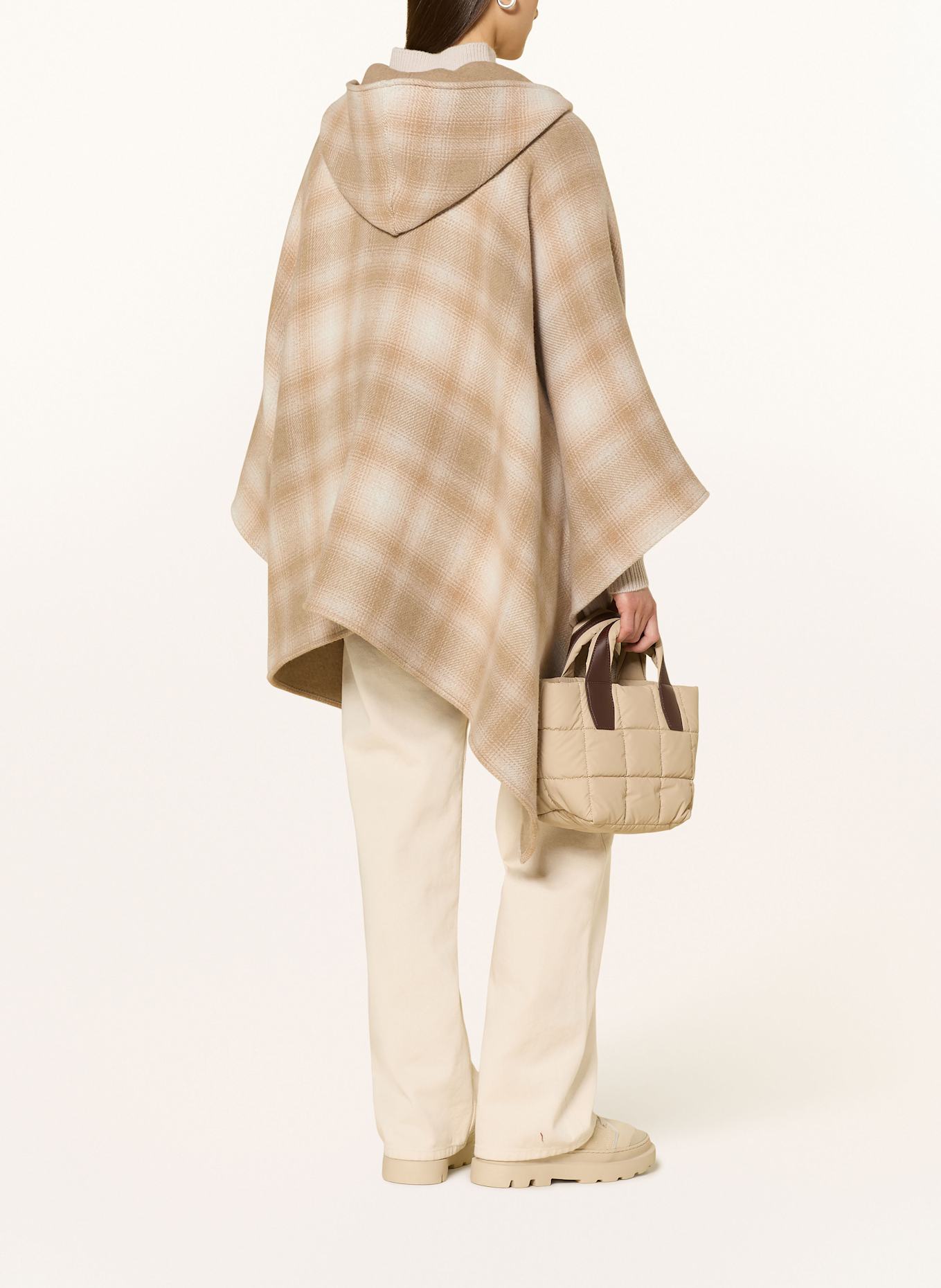 WOOLRICH Cape: BEIGE / HELLBRAUN
