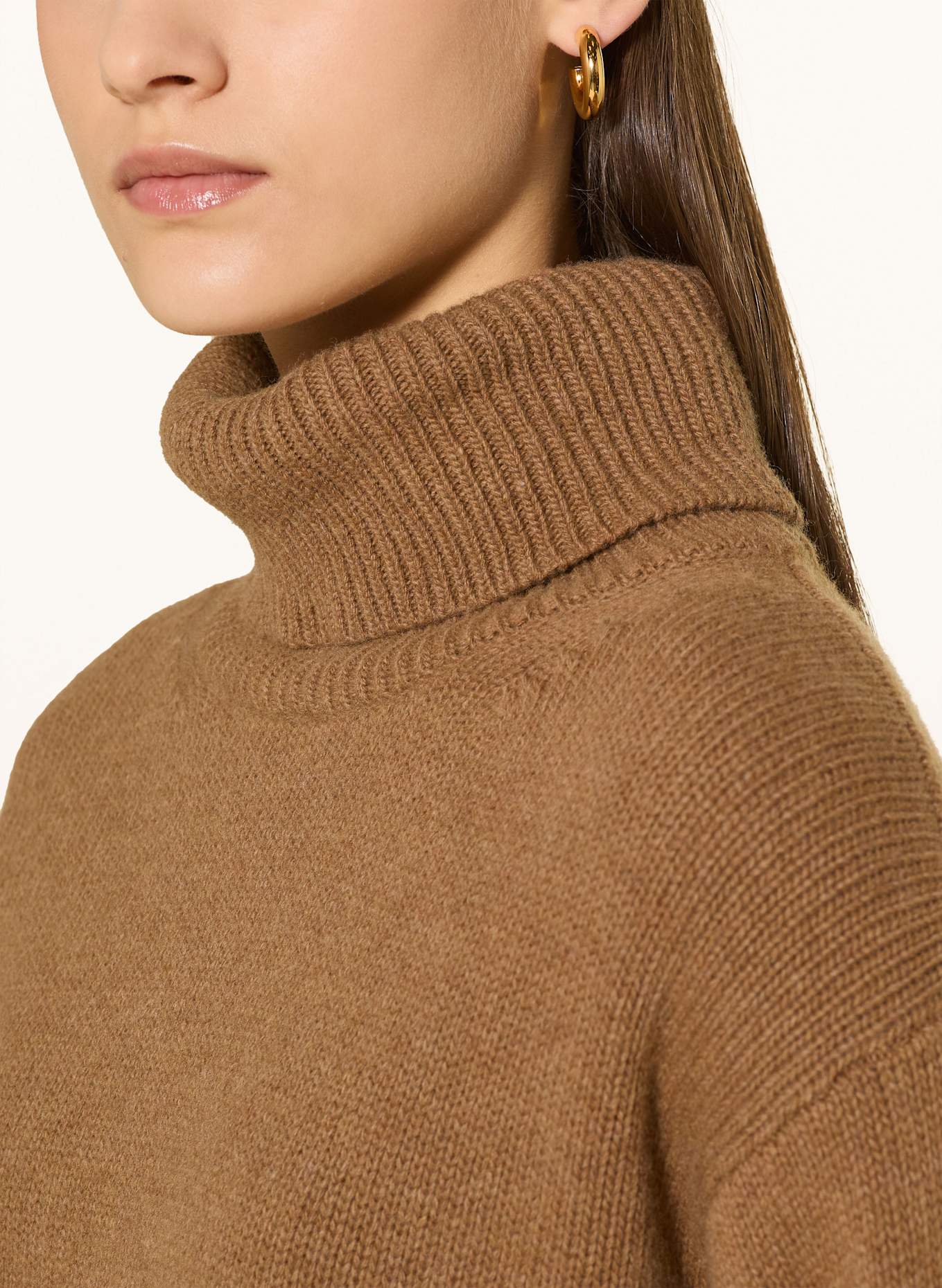 WOOLRICH Rollkragenpullover: COGNAC