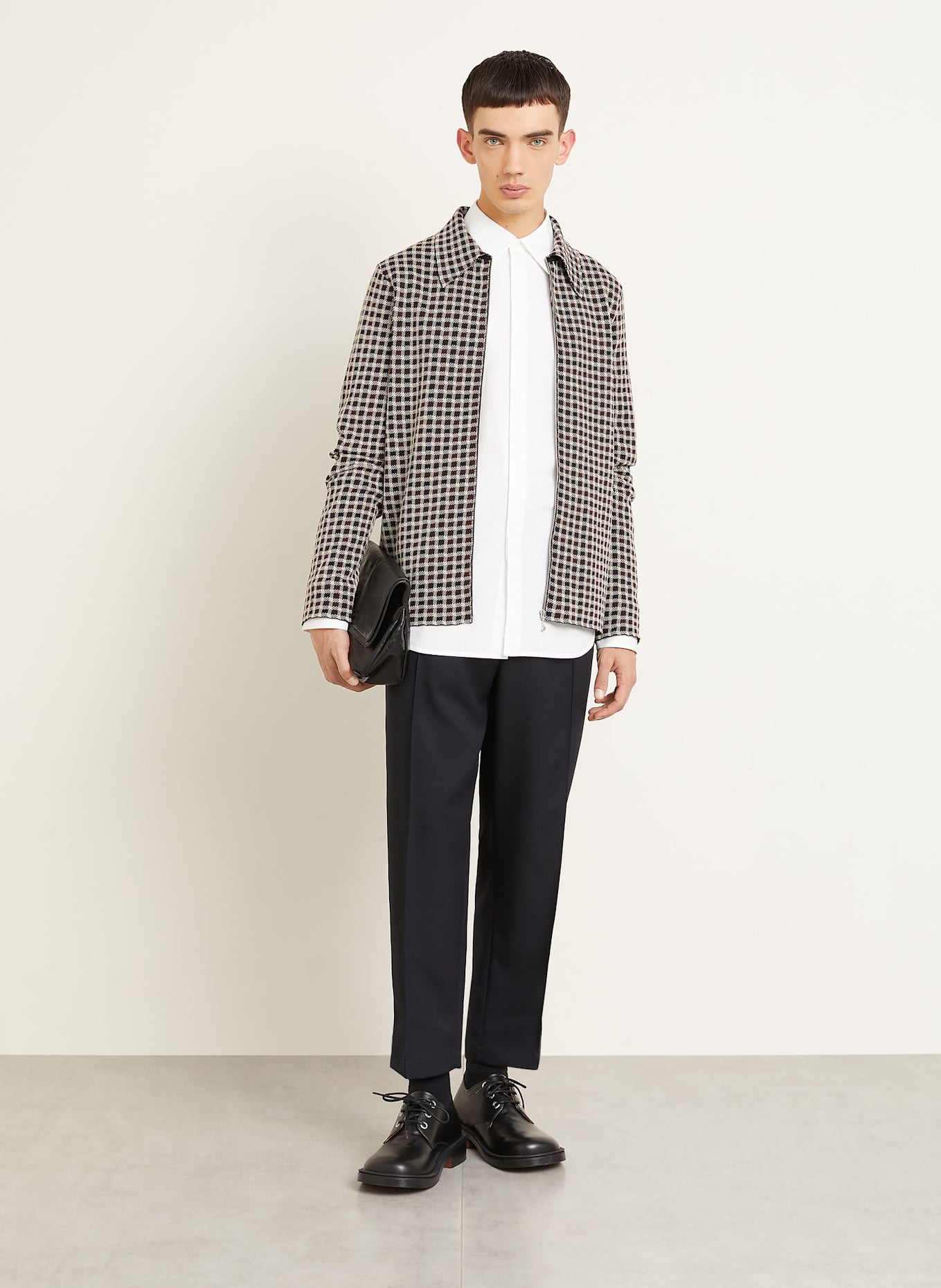 JIL SANDER Overjacket: DUNKELGRAU