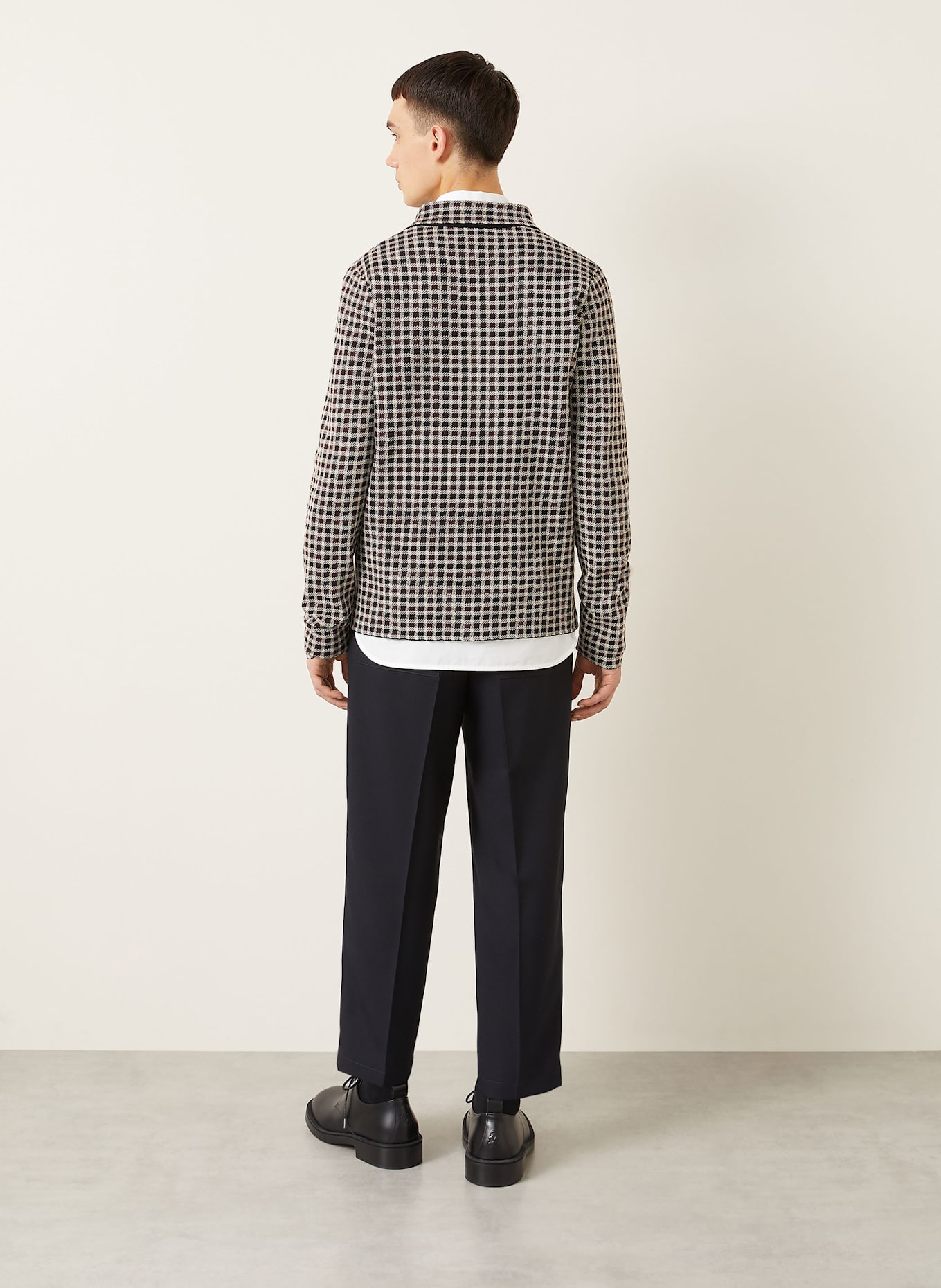 JIL SANDER Overjacket: DUNKELGRAU