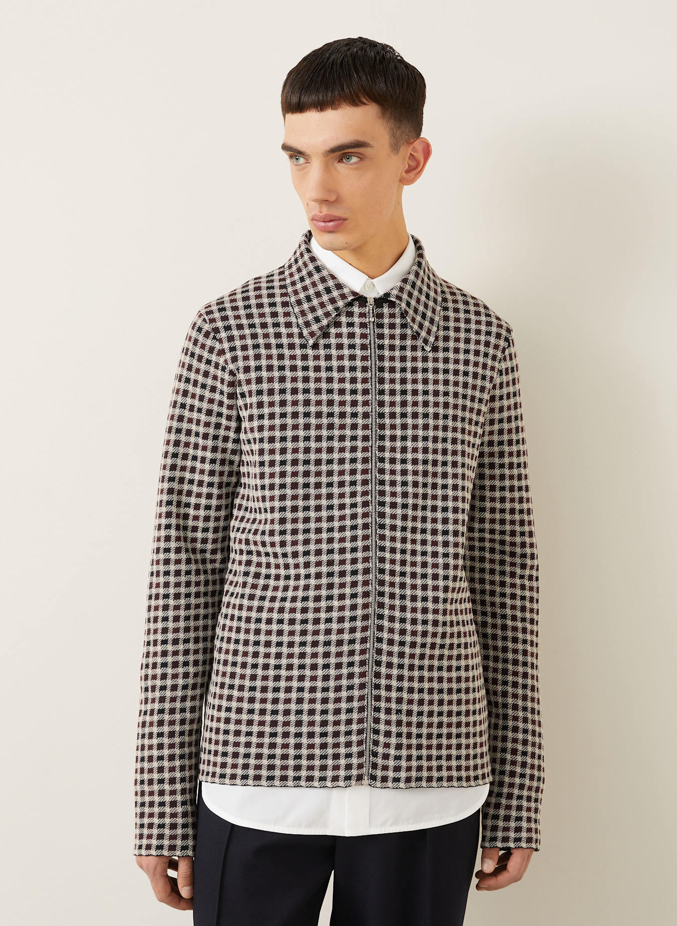 JIL SANDER Overjacket: DUNKELGRAU