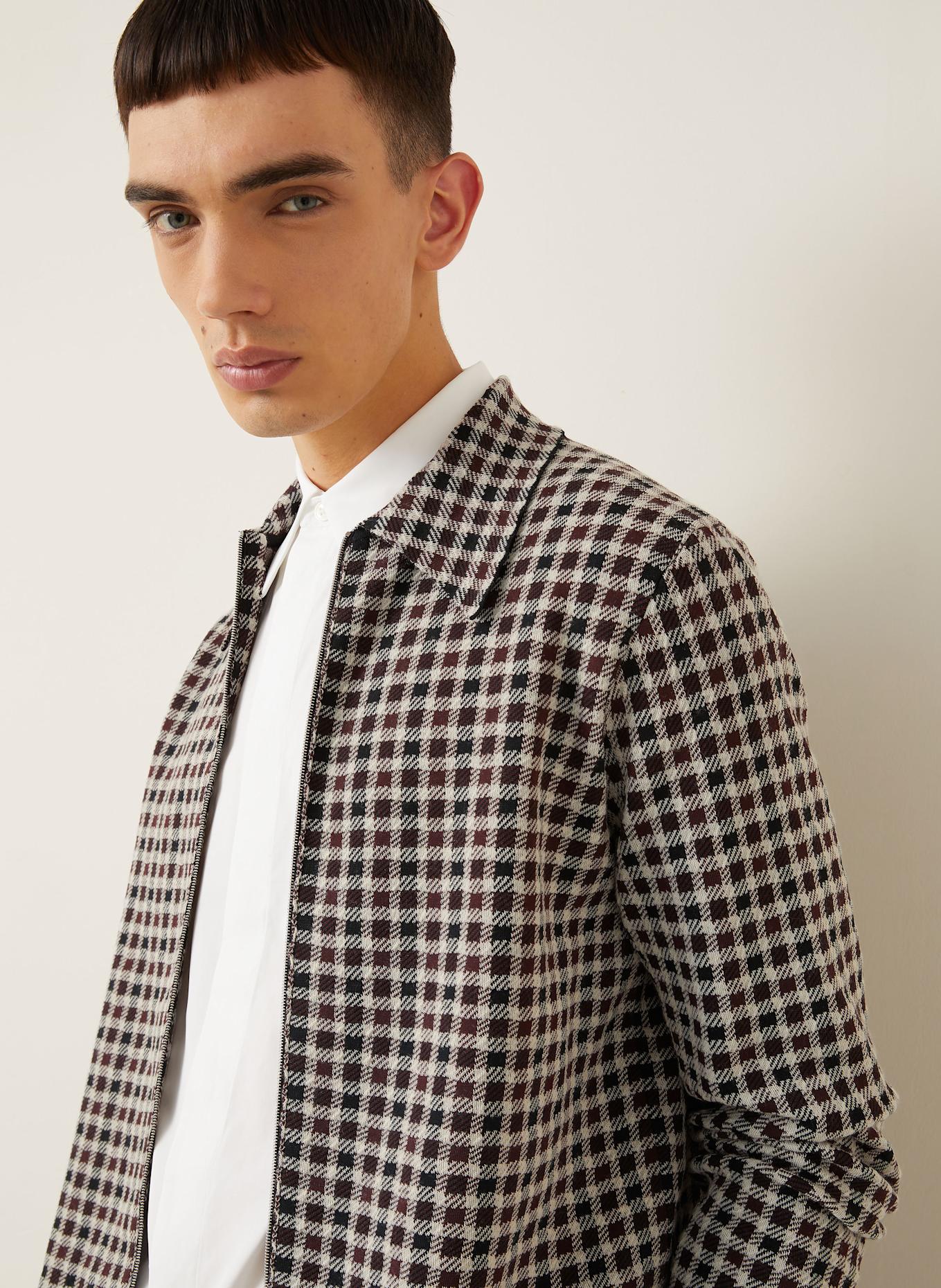 JIL SANDER Overjacket: DUNKELGRAU